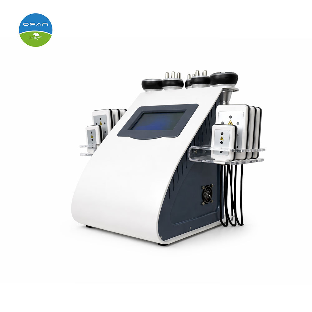 6 in 1 Cavitation RF Machine Fat Reduction Body Contouring