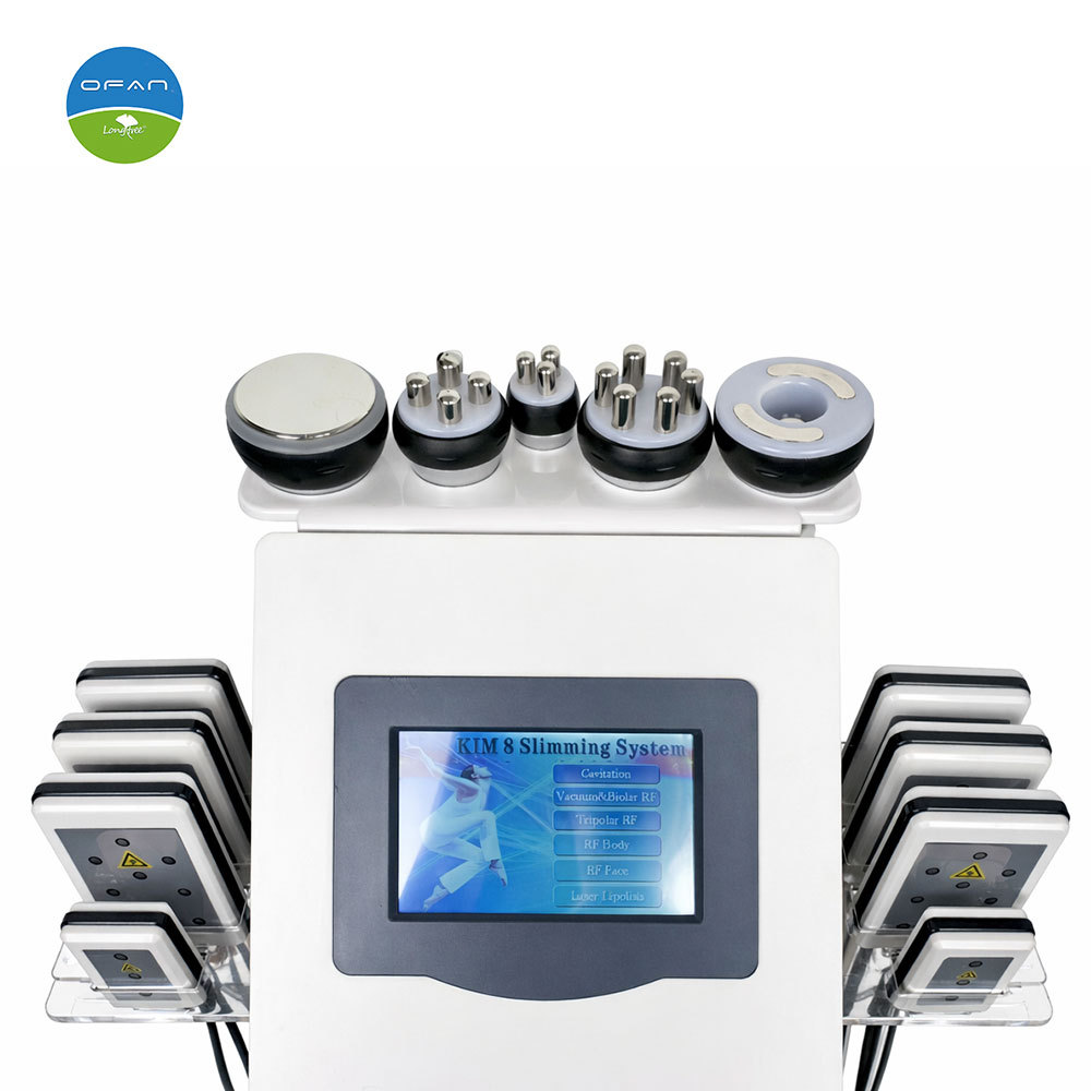 6 in 1 Cavitation RF Machine Fat Reduction Body Contouring