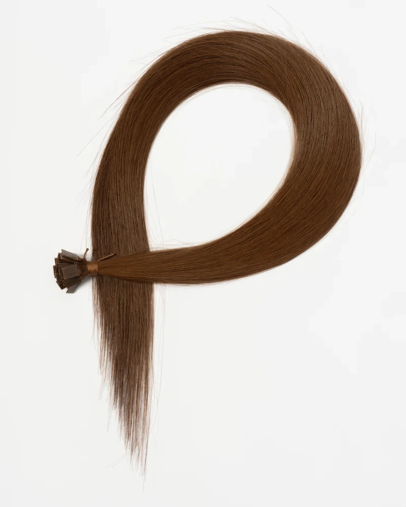 Flat Tip Hair Extension,Bronzed Amber #560