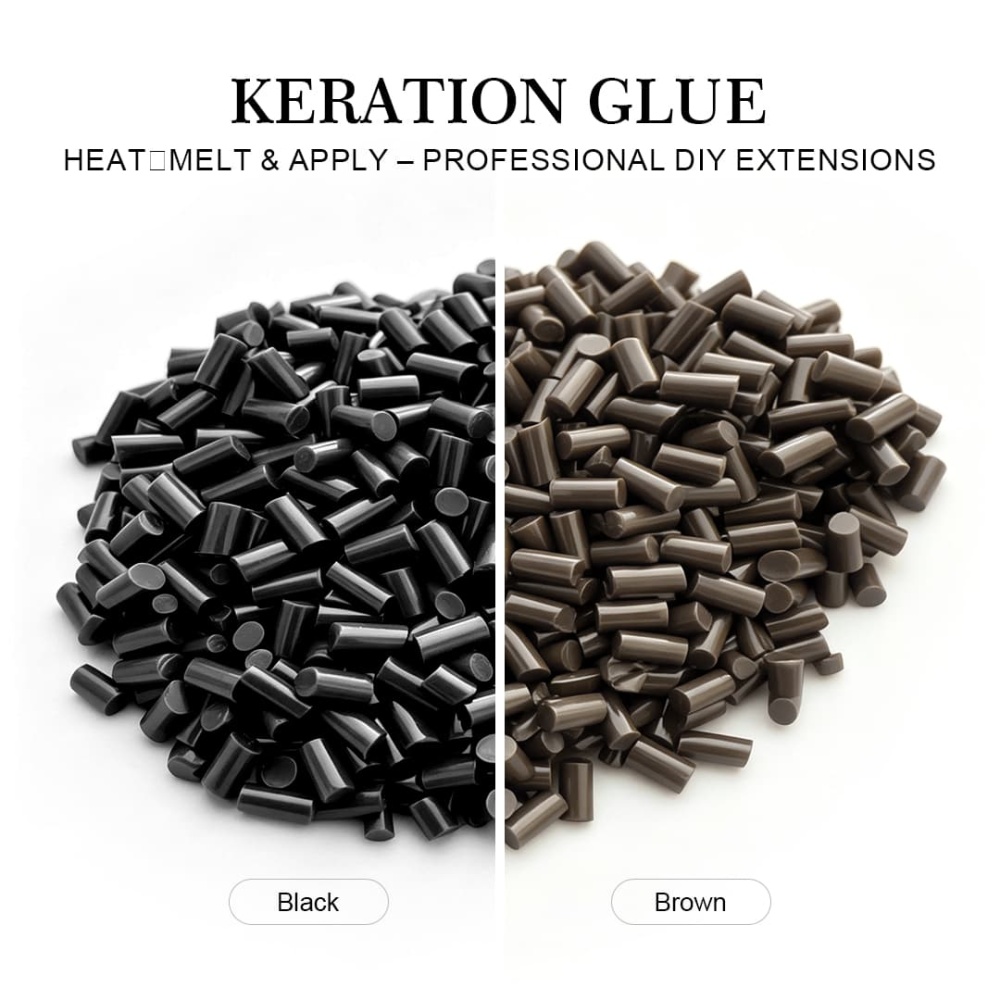 Keratin Glue Pellets 500g - Professional Grade for Hair Extensions