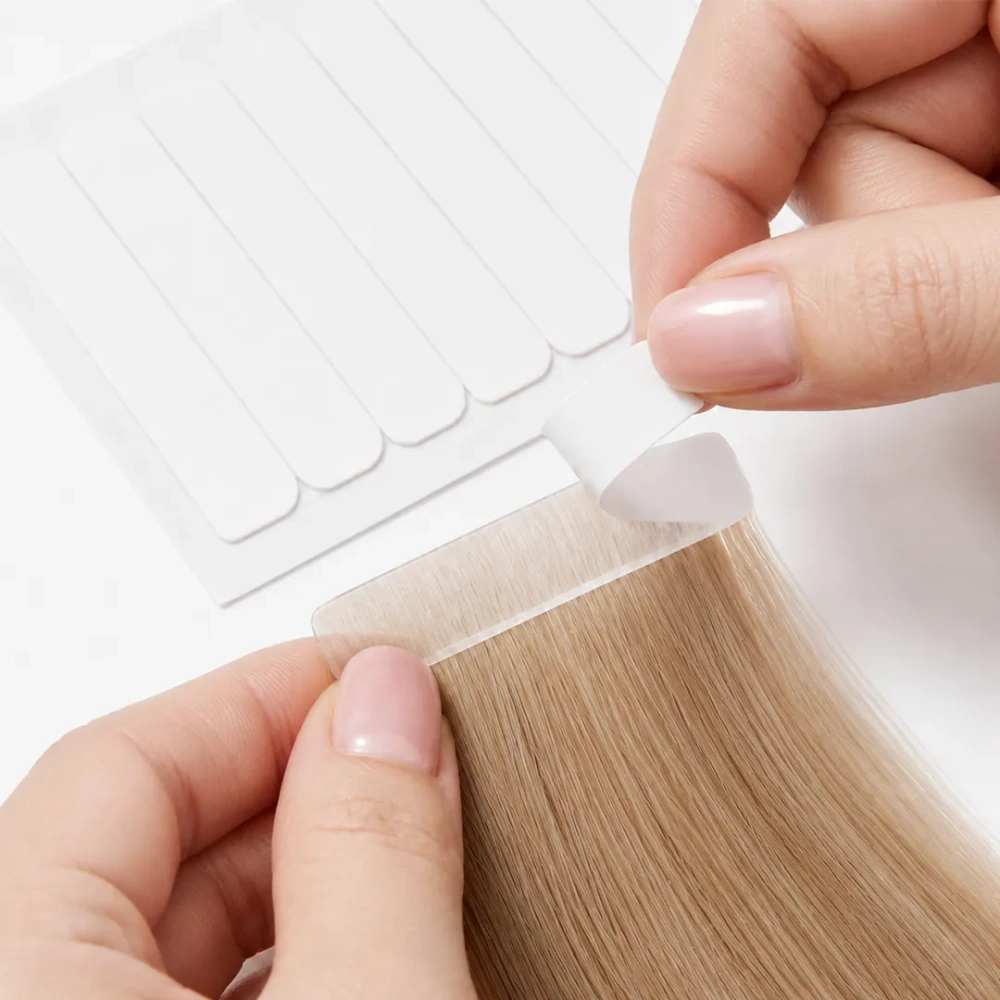 Ultra Hold Double-Sided Hair Extension Tape Tabs | Pre-Cut Waterproof Replacement Strips for Tape-In Extensions