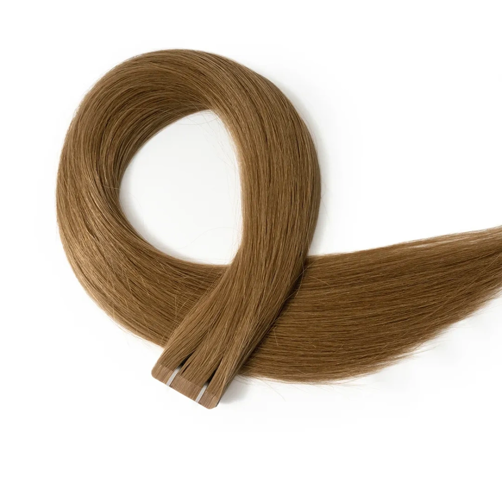 #8 Ash Brown Tape In-Luxury Hair Extensions