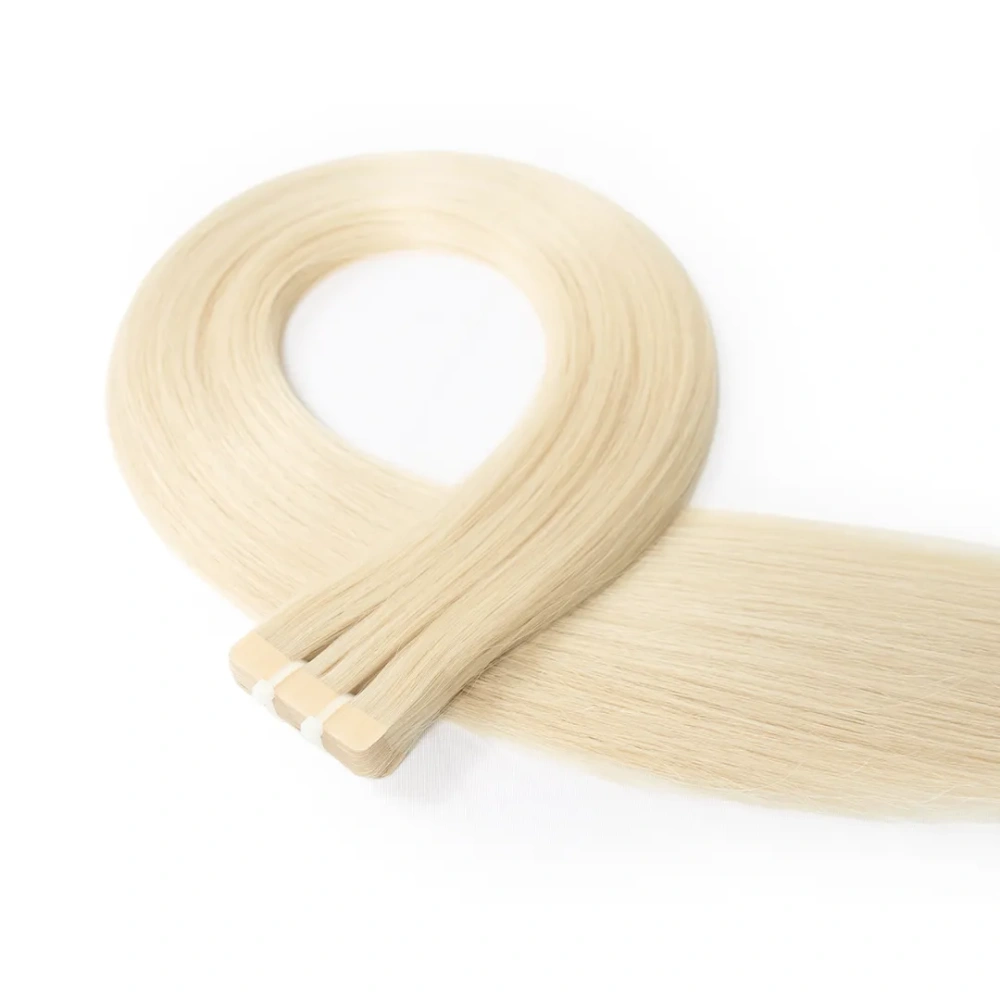 #80 White Blonde Tape In-Luxury Hair Extensions