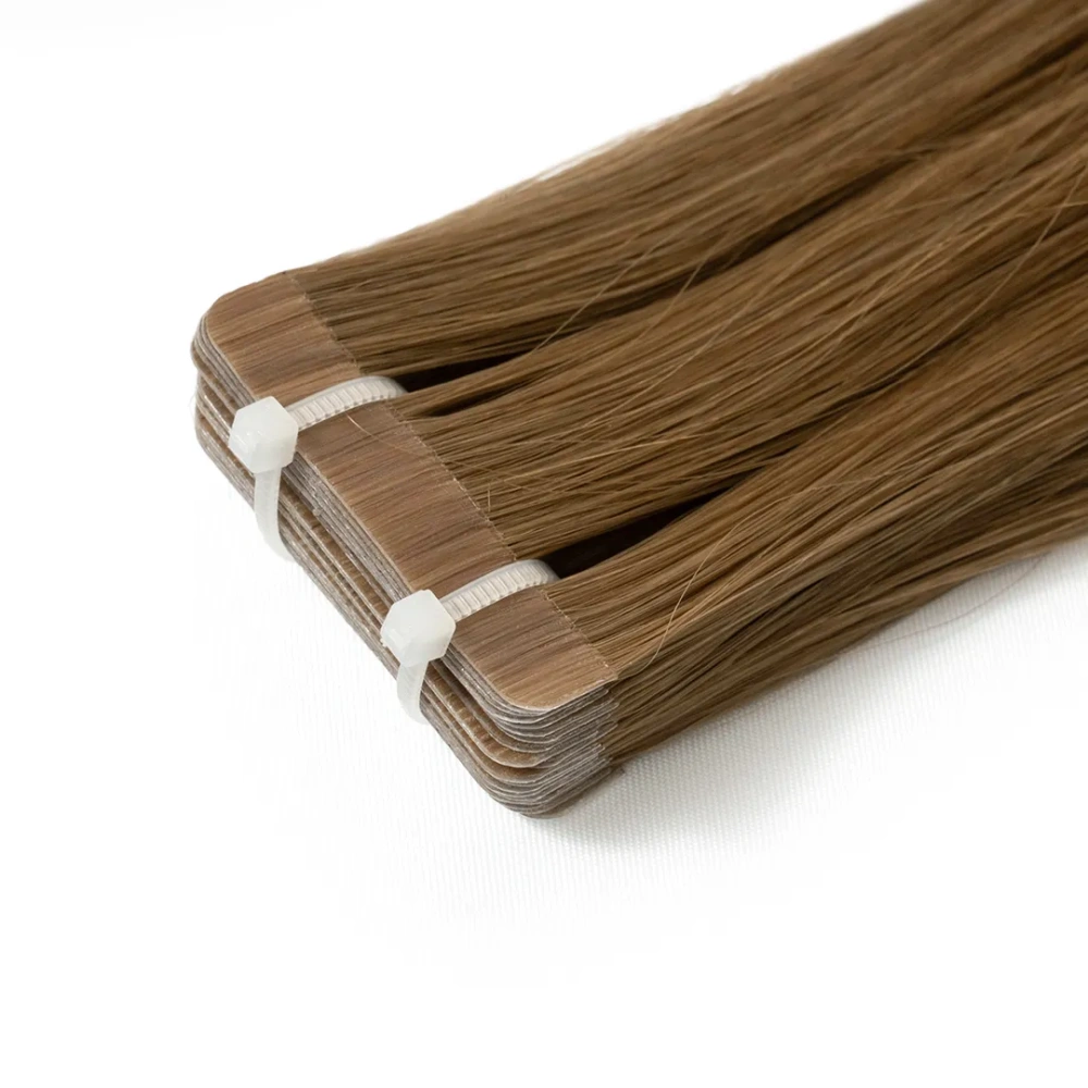 #8 Ash Brown Tape In-Luxury Hair Extensions
