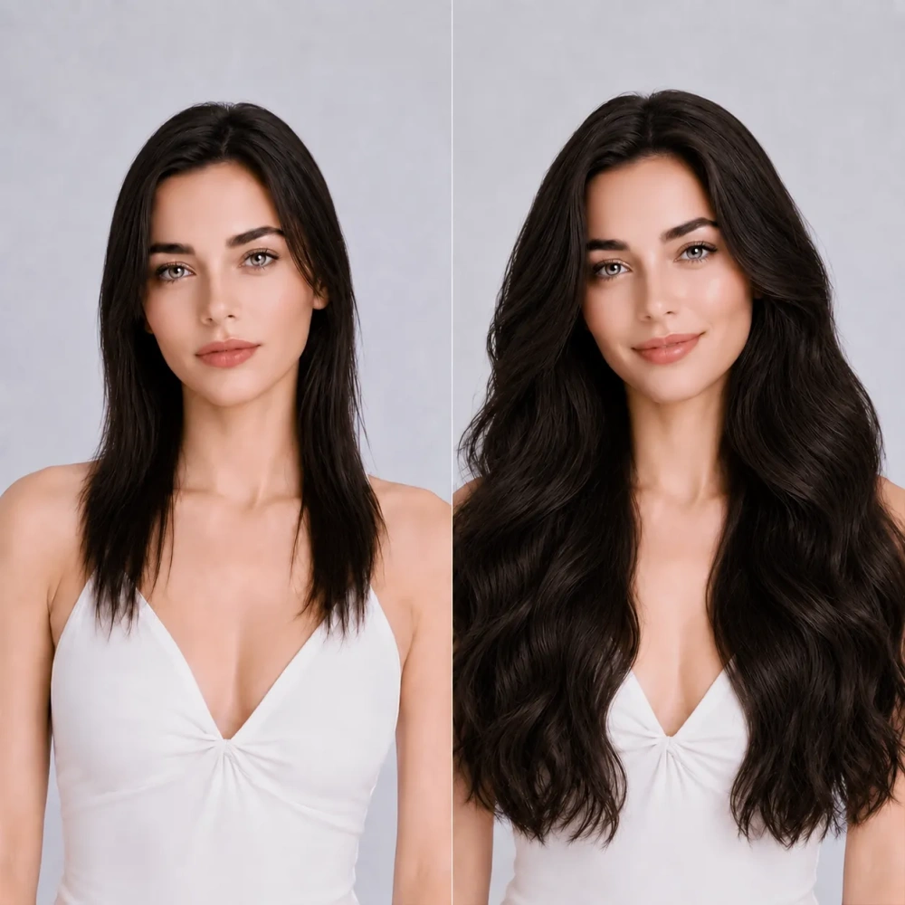 #1B Off Black Tape In-Luxury Hair Extensions