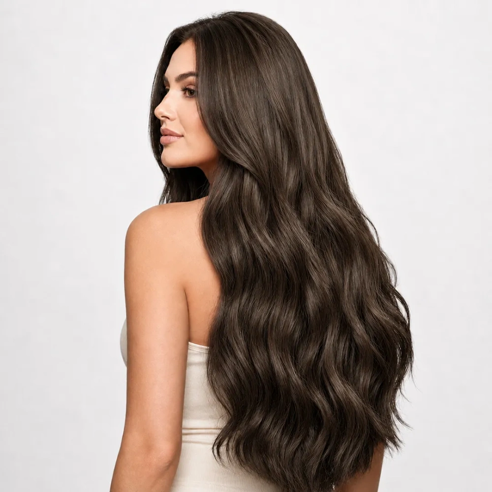 #3 Walnut Brown Tape In-Luxury Hair Extensions