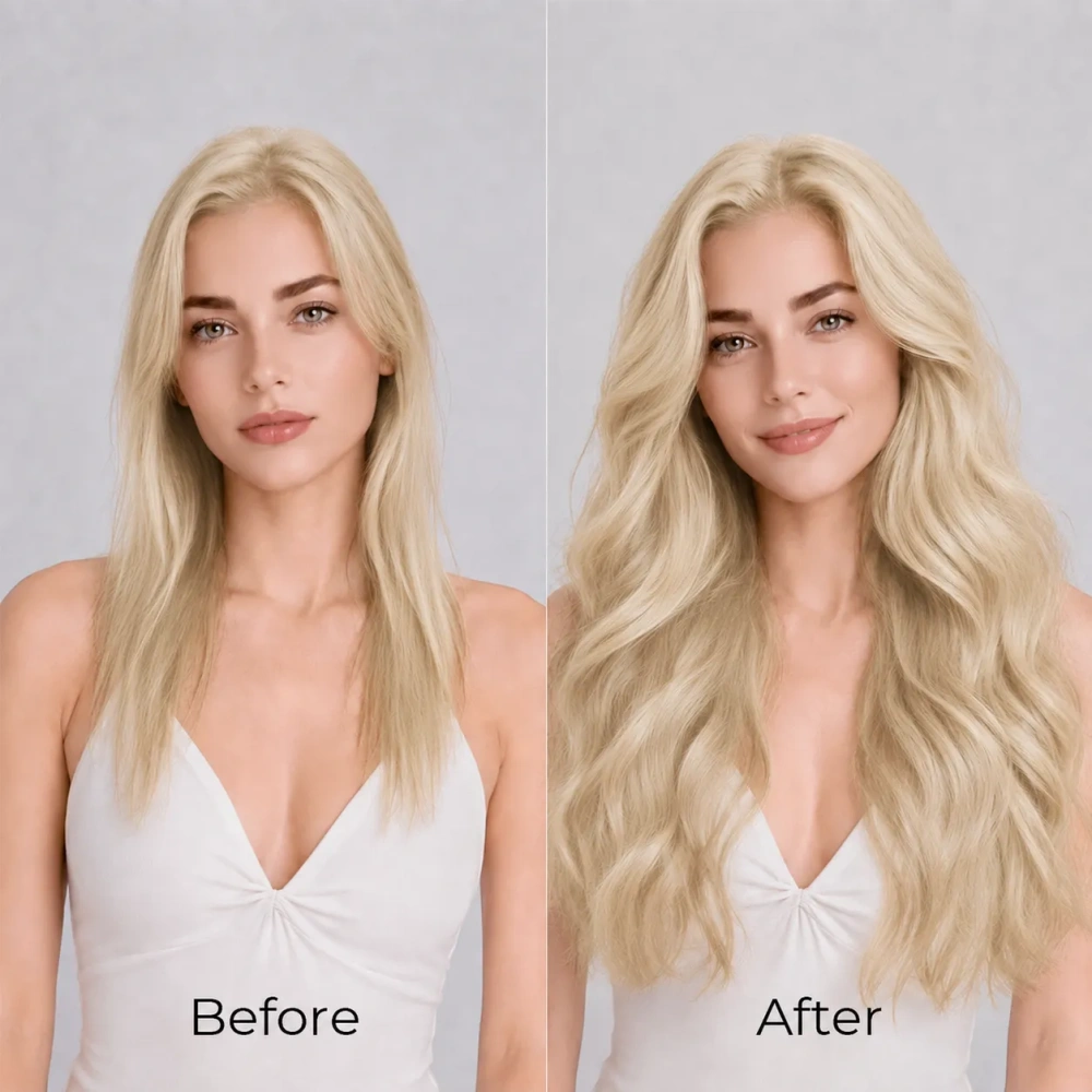 #80 White Blonde Tape In-Luxury Hair Extensions