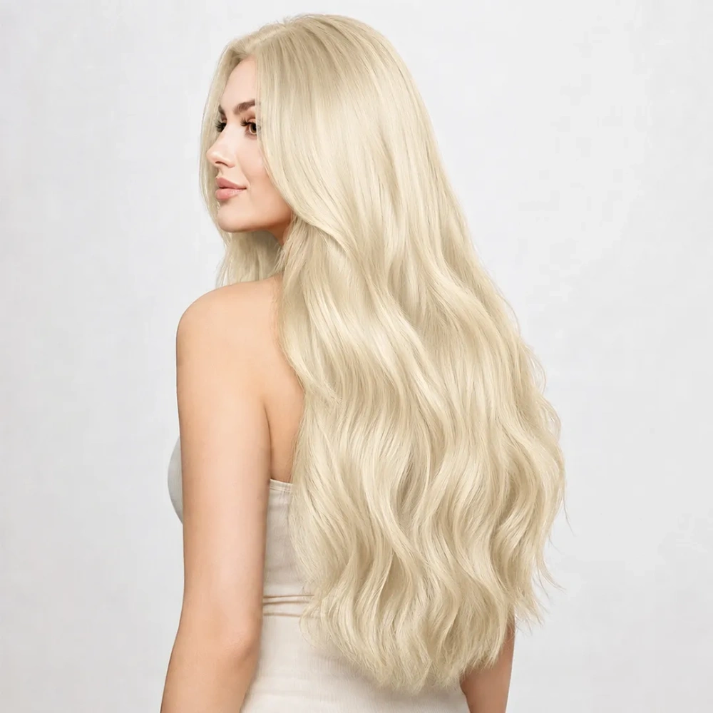 #88 Pure Platinum Tape In-Luxury Hair Extensions