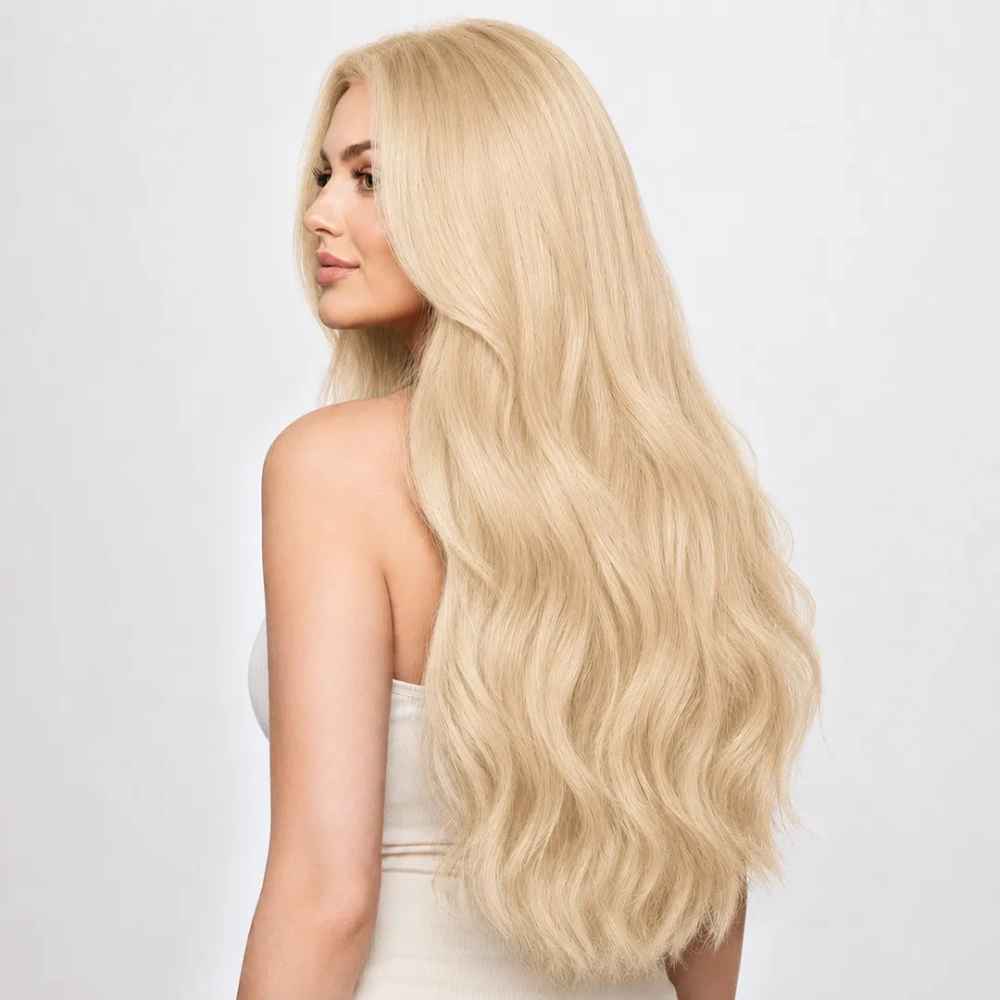 #90 Beige Blonde Tape In-Luxury Hair Extensions