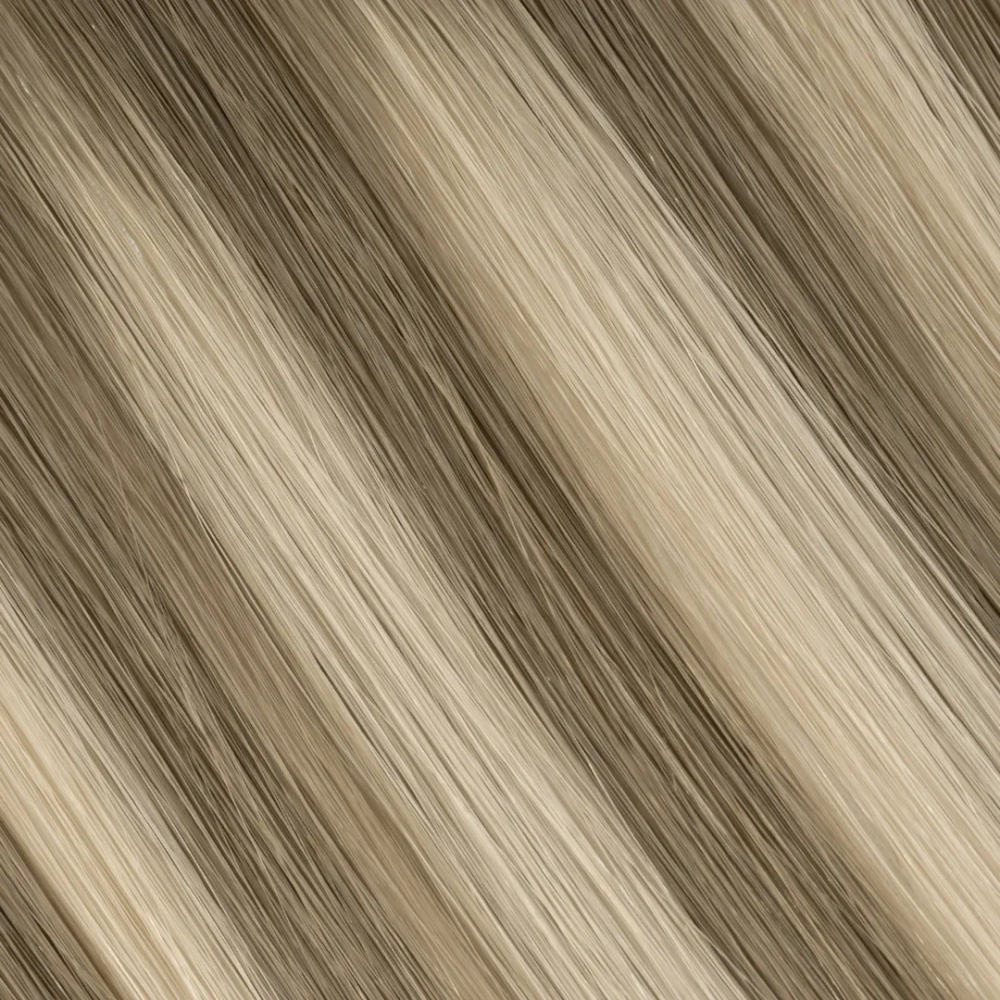 HB#6/650 Chestnut Brown/Misty Blonde Tape In-Luxury Hair Extensions