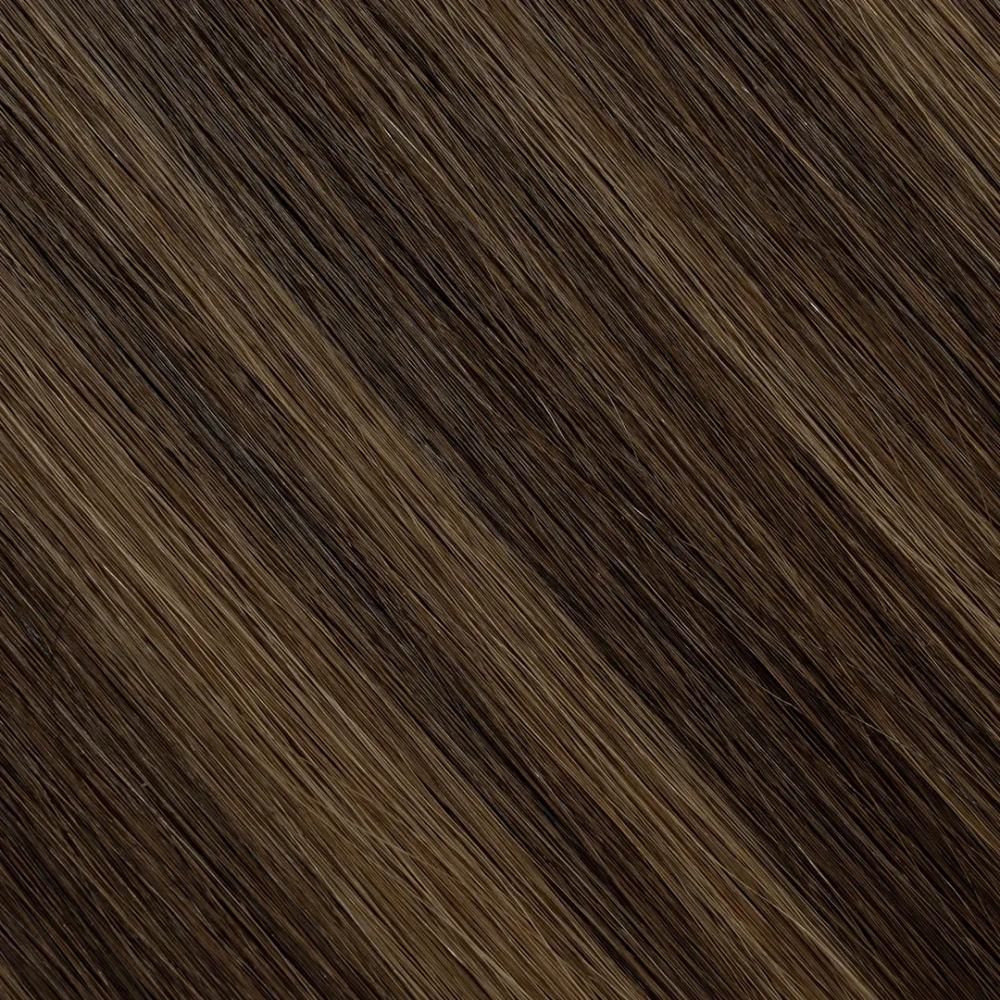 P#2/2/6 Mocha Cookie Tape In-Luxury Hair Extensions