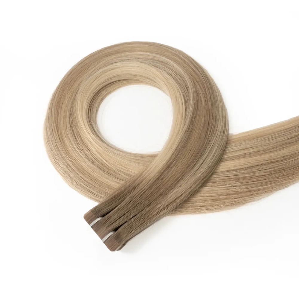 HB#8C/88 Pearl/Blonde Tape In-Luxury Hair Extensions
