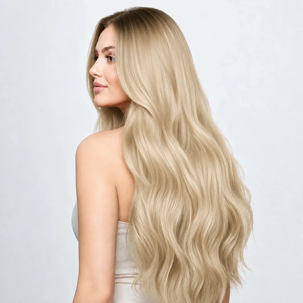 R#7/16 Toffee Brown/Toffee Blonde Tape In-Luxury Hair Extensions