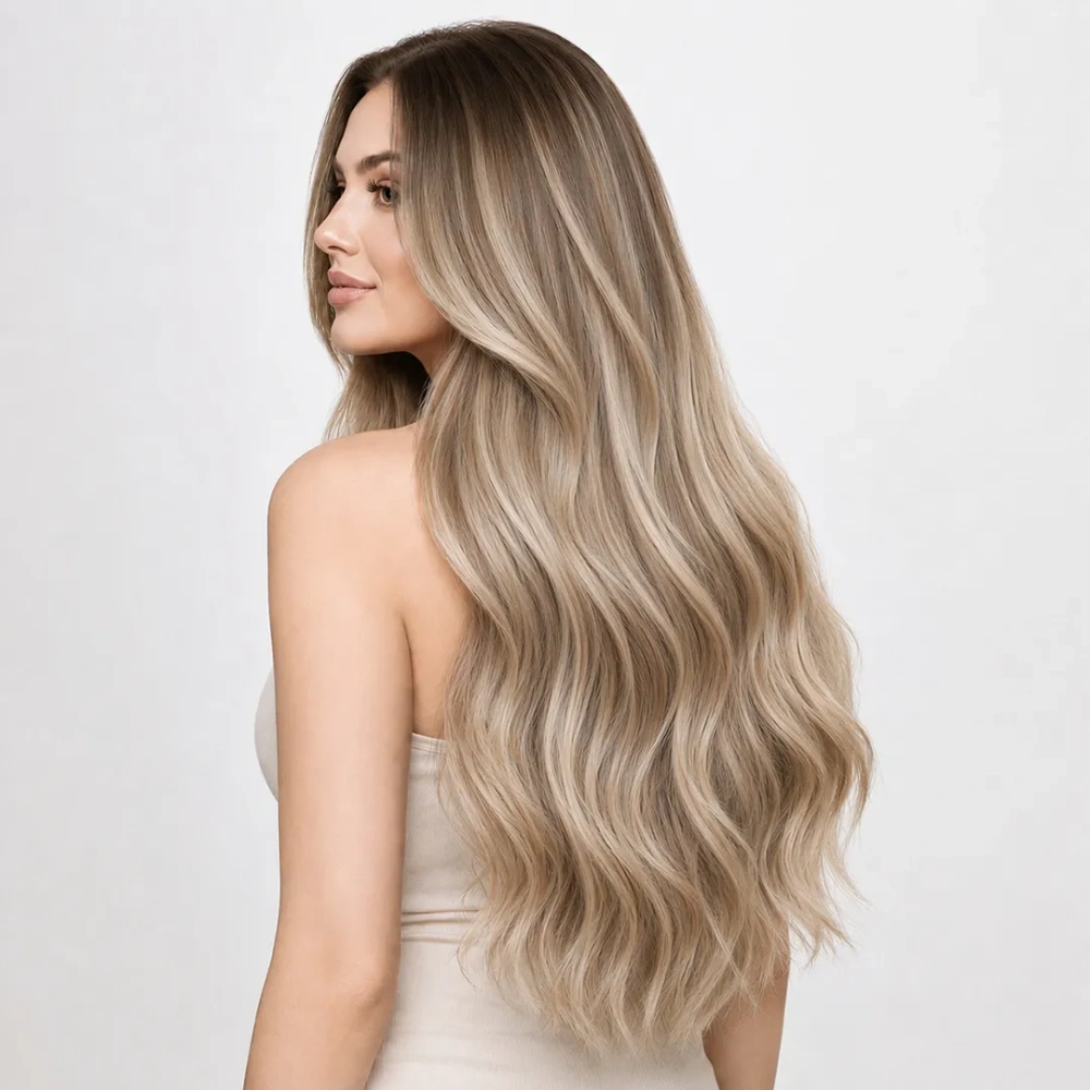 HB#8C/88 Pearl/Blonde Tape In-Luxury Hair Extensions