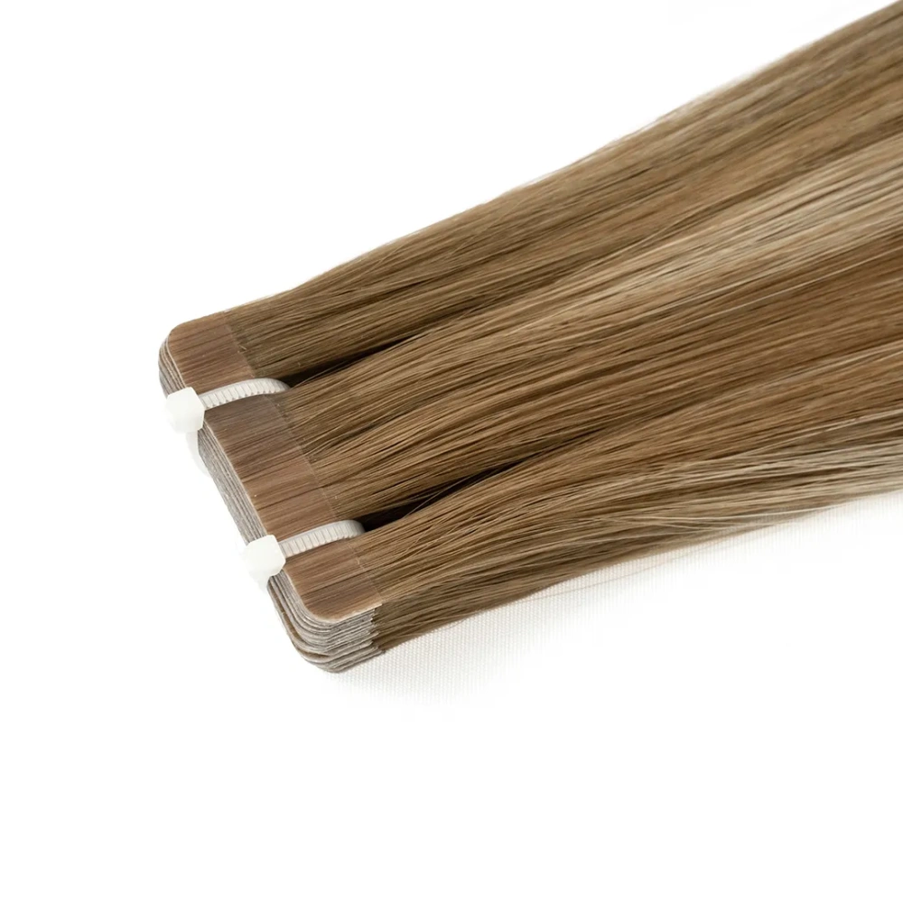 HB#8/8/60 Vanilla Latte Tape In-Luxury Hair Extensions