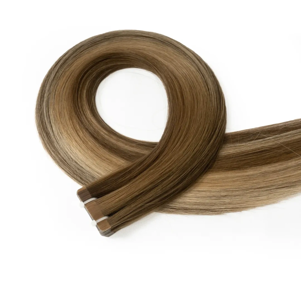 P#8/4/8/60 Coconut Brulee Tape In-Luxury Hair Extensions