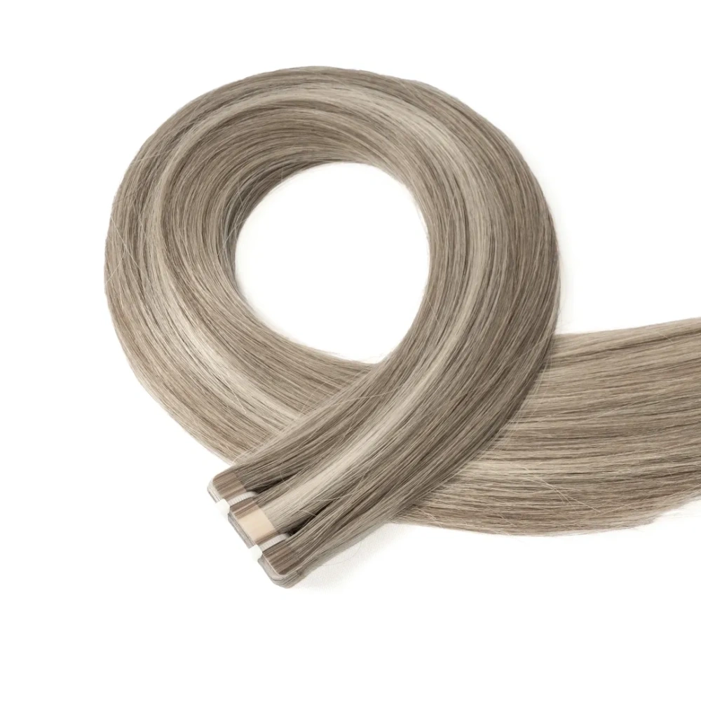 P#60/1CC/80 Charcoal Latte Tape In-Luxury Hair Extensions
