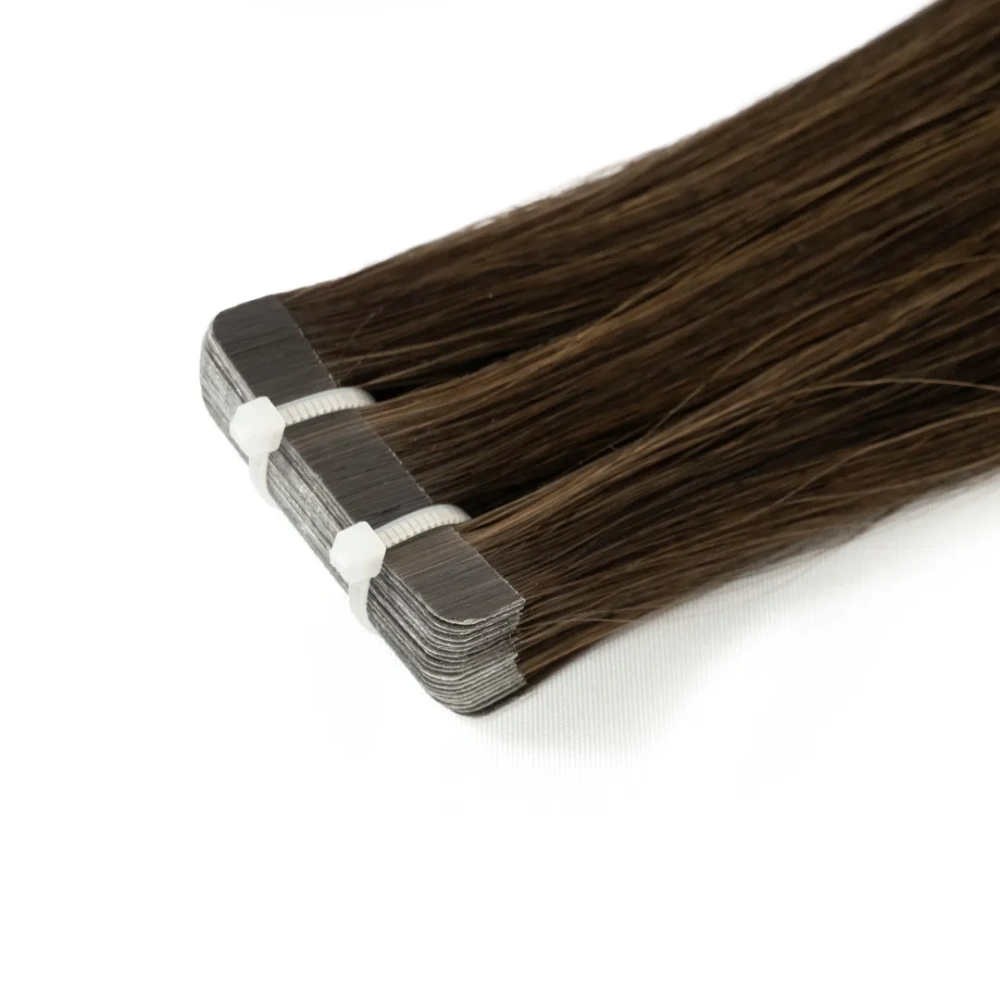 P#2/2/6 Mocha Cookie Tape In-Luxury Hair Extensions