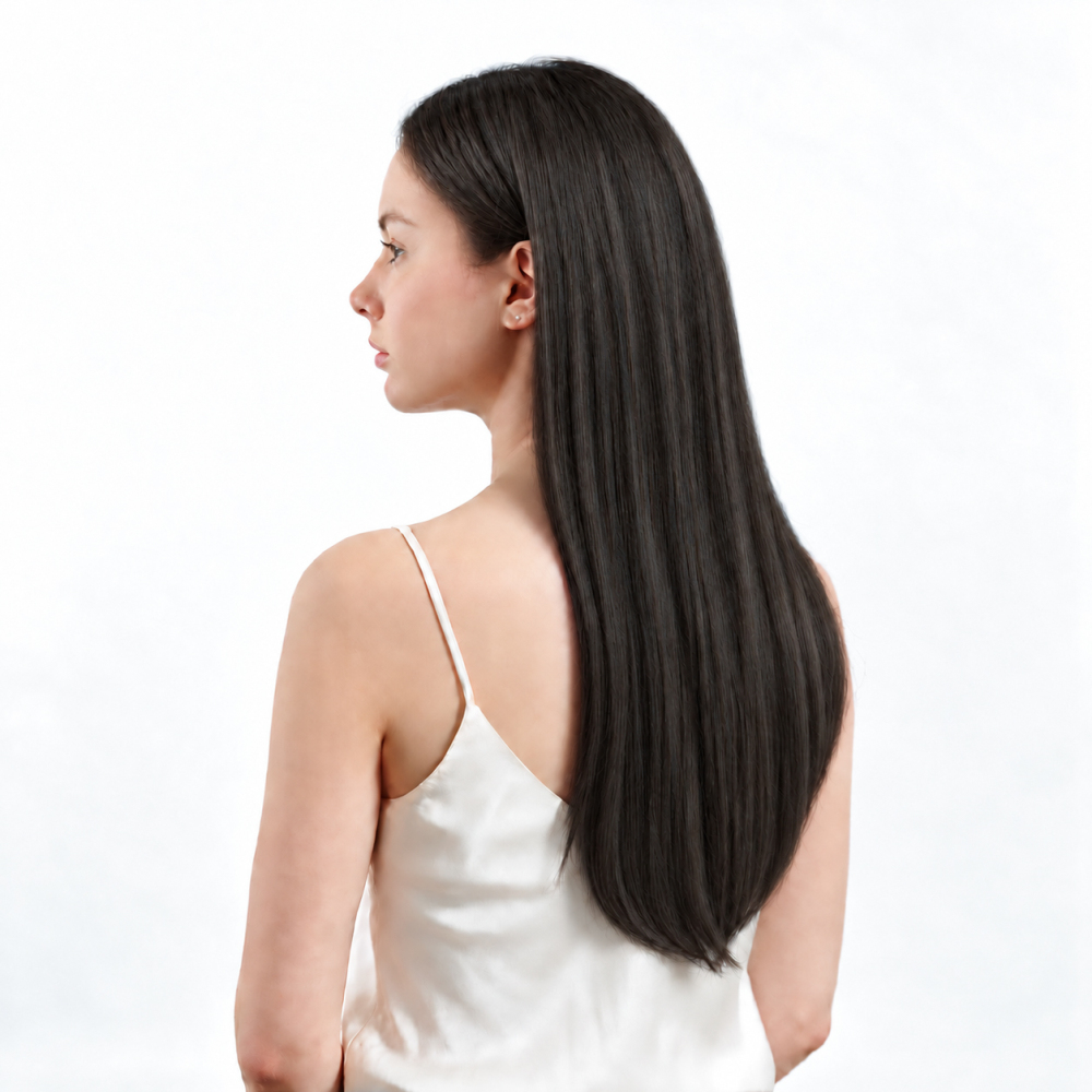 Double Ended Feather Hair Extensions – Natural Black