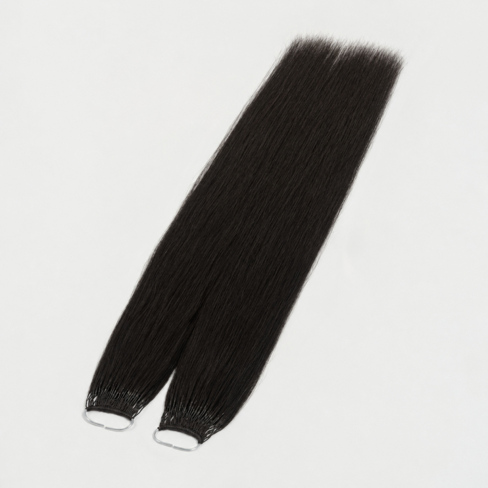 Double Ended Feather Hair Extensions – Natural Black