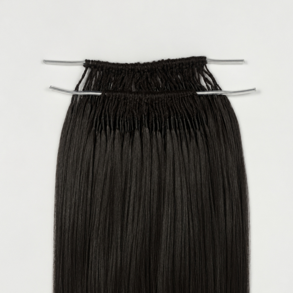 Double Ended Feather Hair Extensions – Natural Black