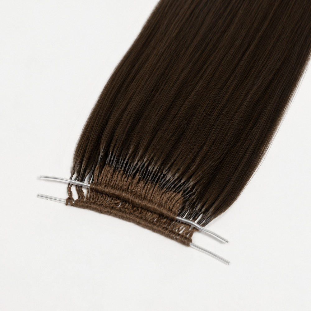 Double Ended Feather Hair Extensions – Dark Brown