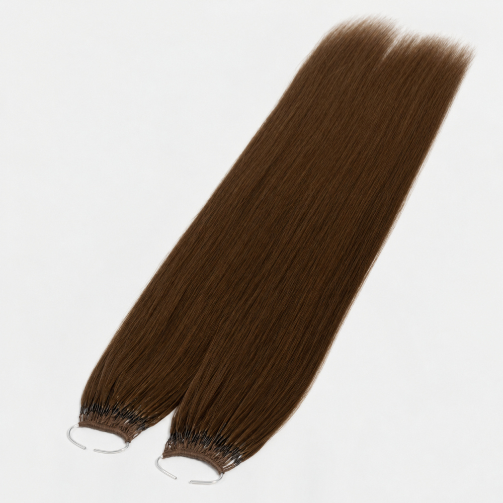 Double Ended Feather Hair Extensions – Brown
