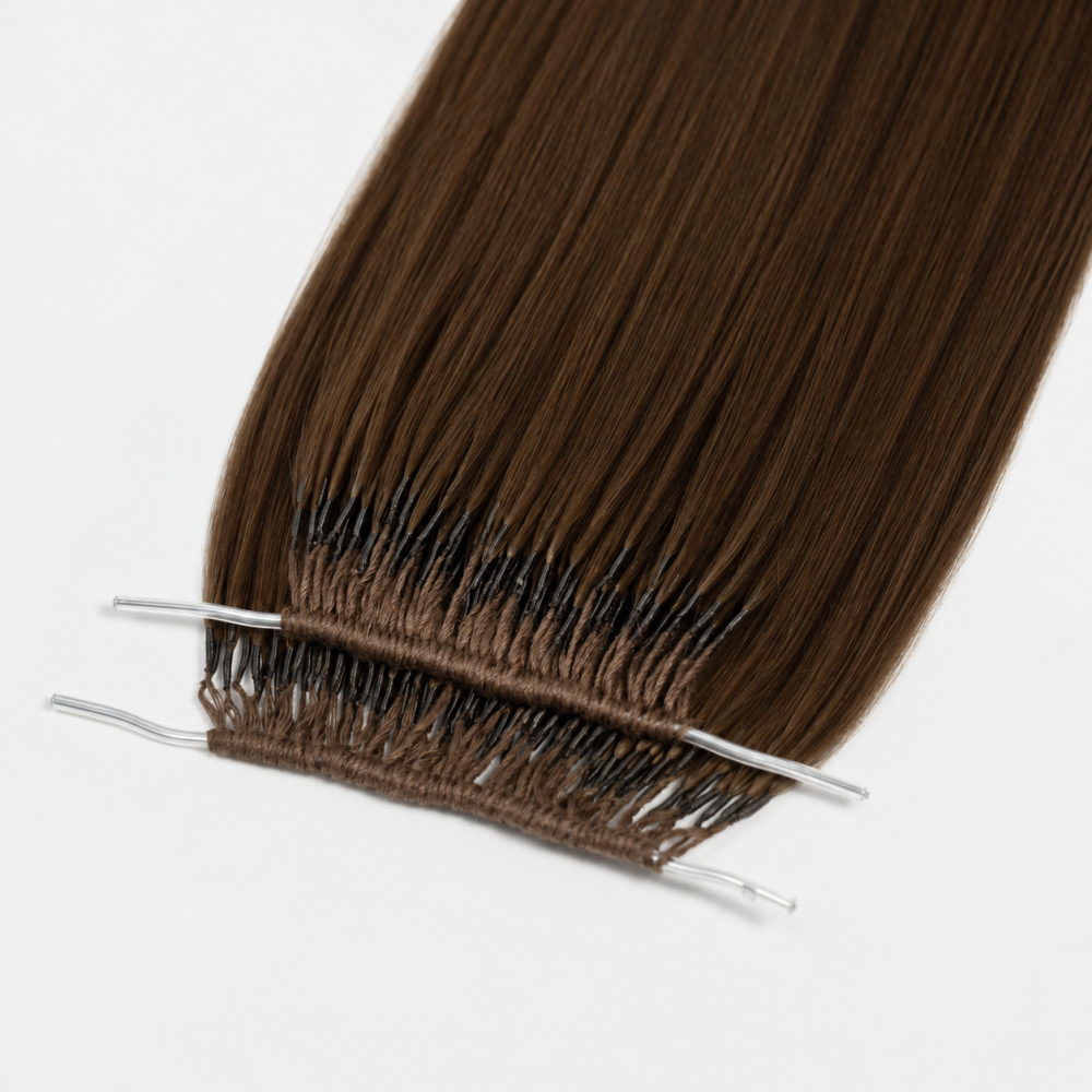 Double Ended Feather Hair Extensions – Brown