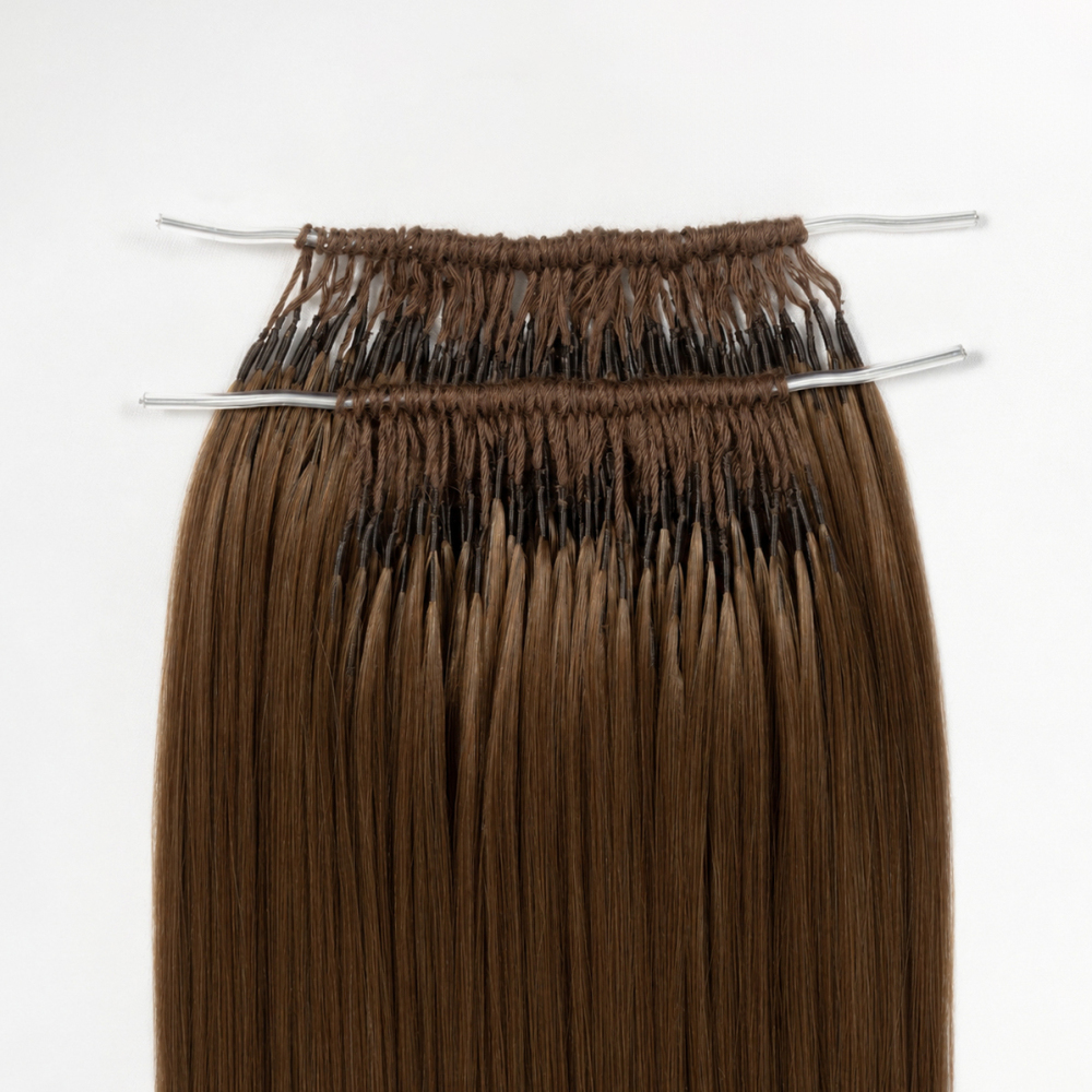 Double Ended Feather Hair Extensions – Brown