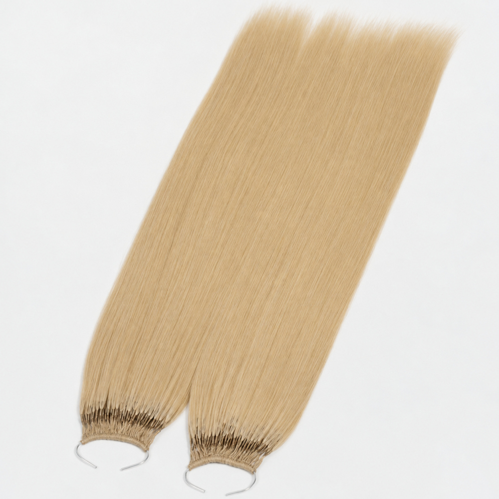 Double Ended Feather Hair Extensions – Light Brown