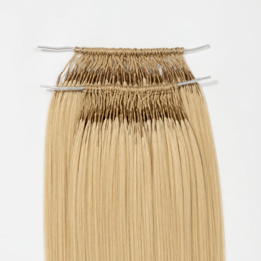 Double Ended Feather Hair Extensions – Light Brown