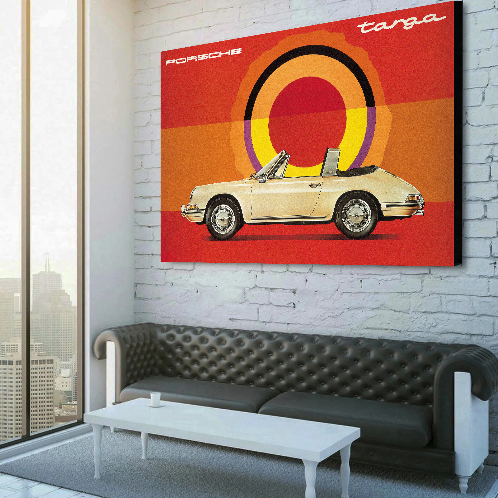 1967 Porsche 911 Targa Canvas Wall Art