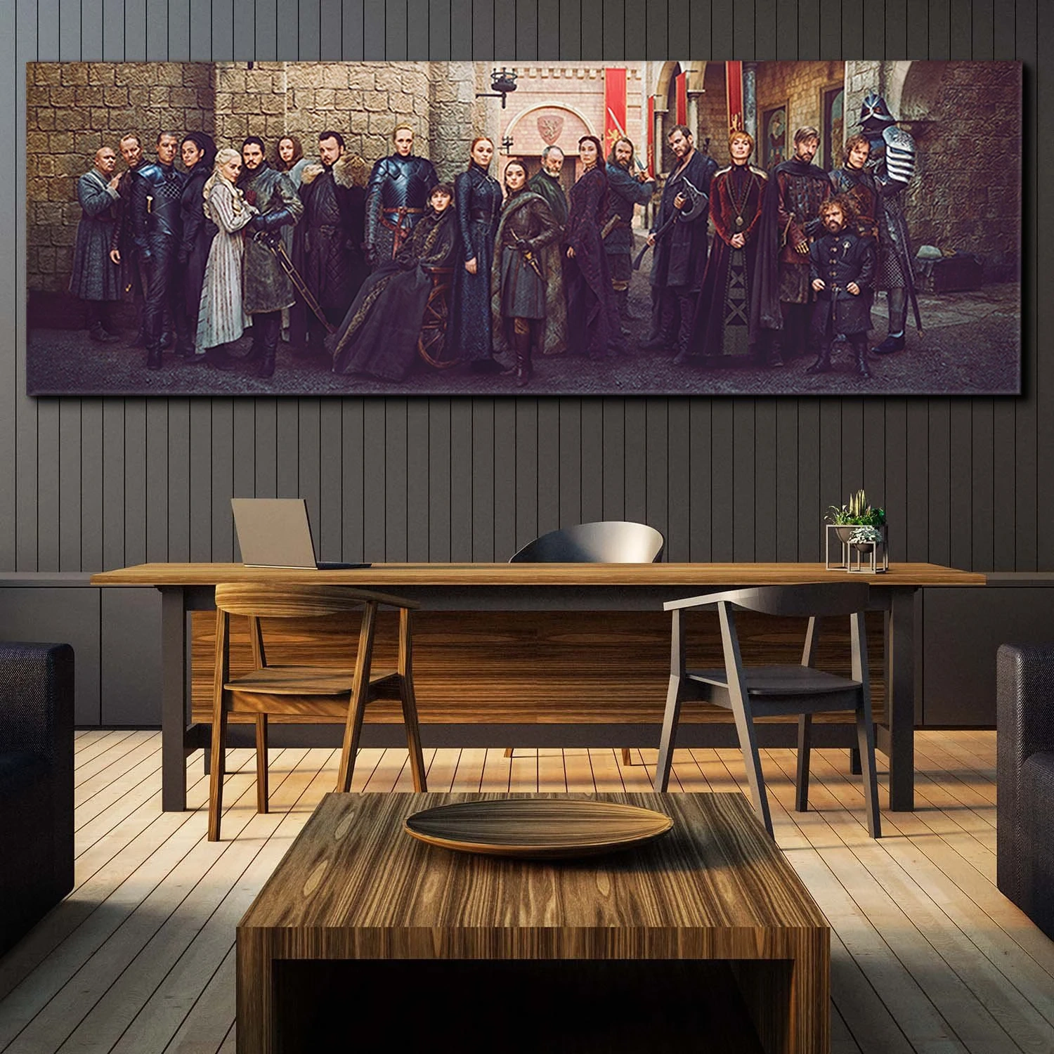 Game of Thrones Season 8 Full Cast Poster Canvas Wall Art