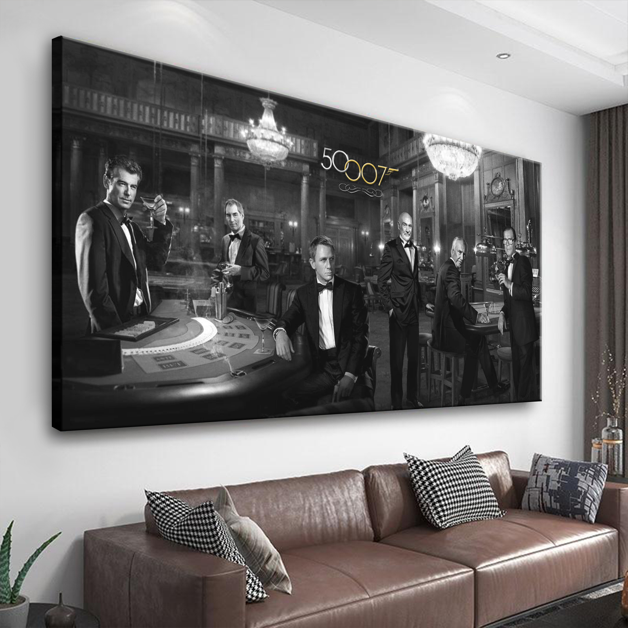 007 James bond 50th Anniversar Canvas Wall Art