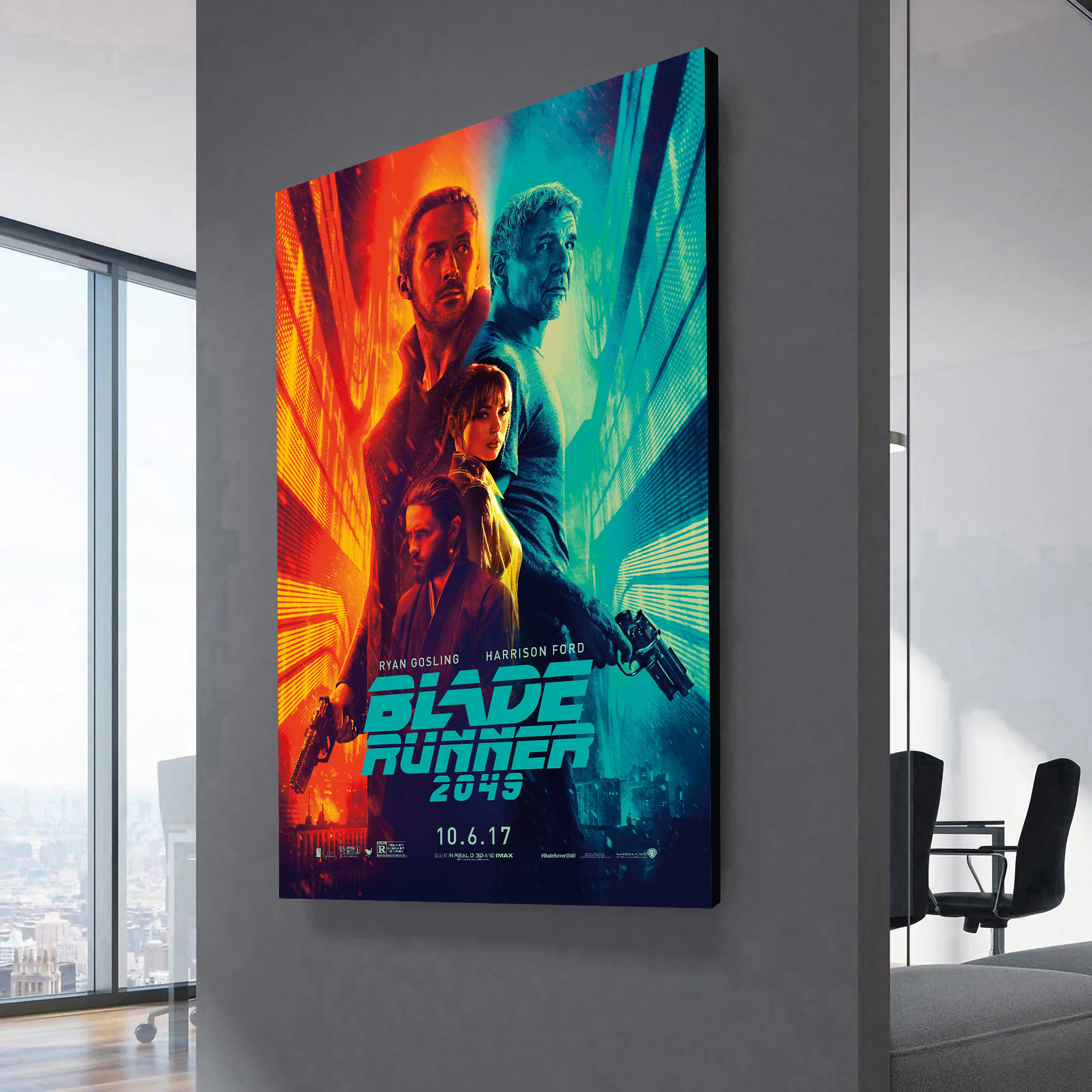 Blade Runner 2049 (2017) Movie Poster Canvas Wall Art