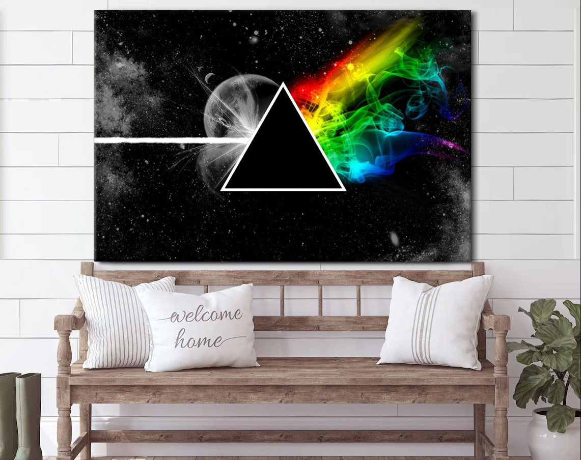 Pink Floyd The Dark Side of the Moon Poster Canvas Wall Art