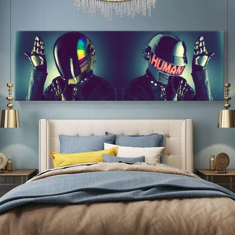 Daft Punk Band Music Canvas Wall Art