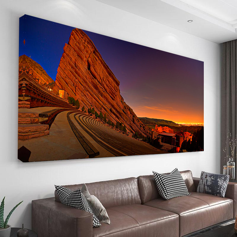Red Rocks Park & Amphitheatre Canvas Wall Art