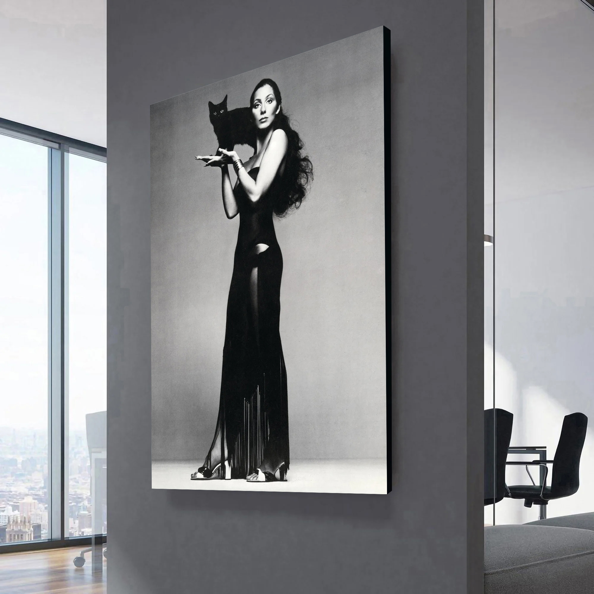 Cher Dark Lady Poster Advertising Canvas Wall Art