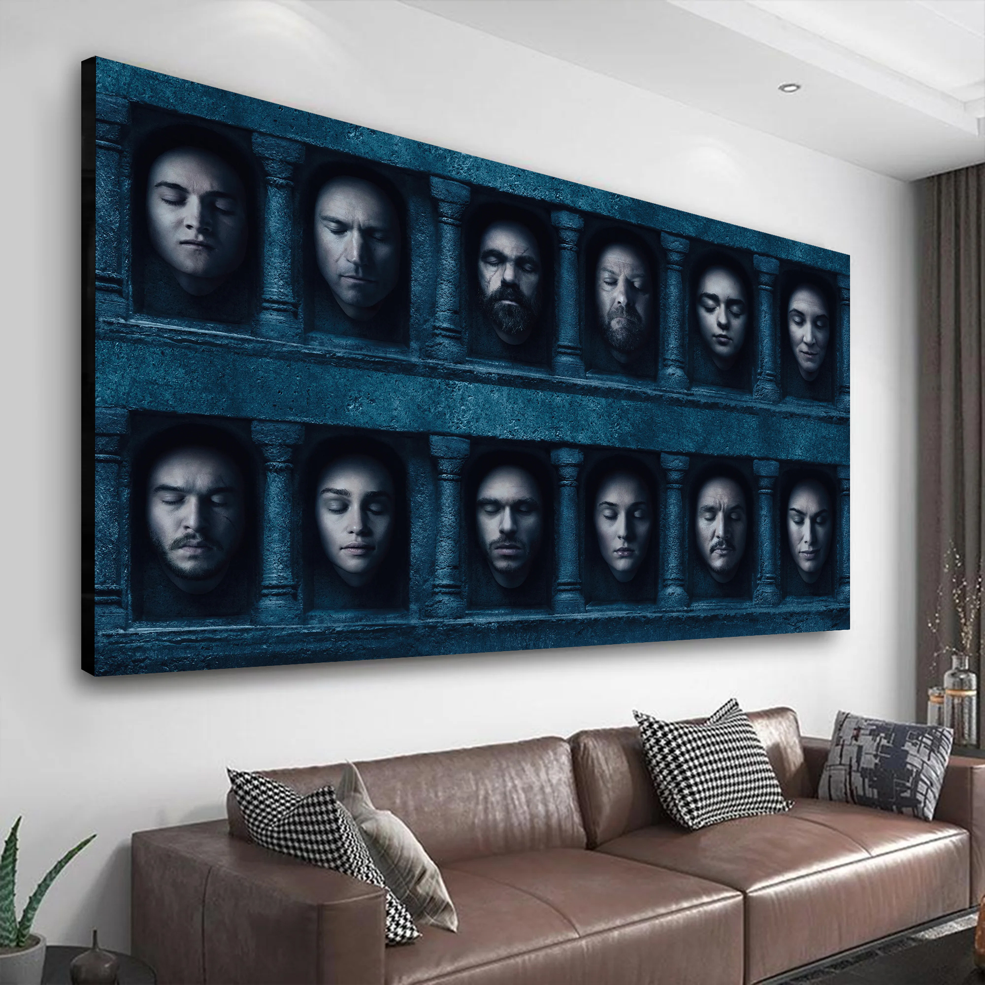 Game of Thrones Season 6 Hall of Faces Canvas Wall Art