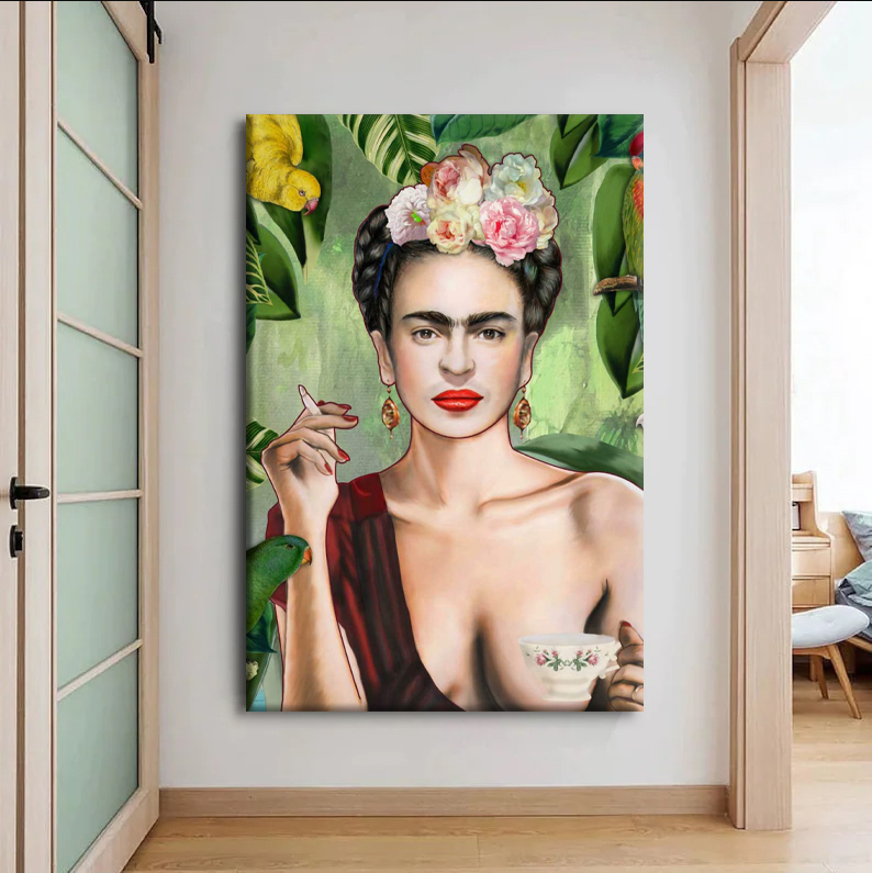 Frida Kahlo Poster Canvas Wall Art