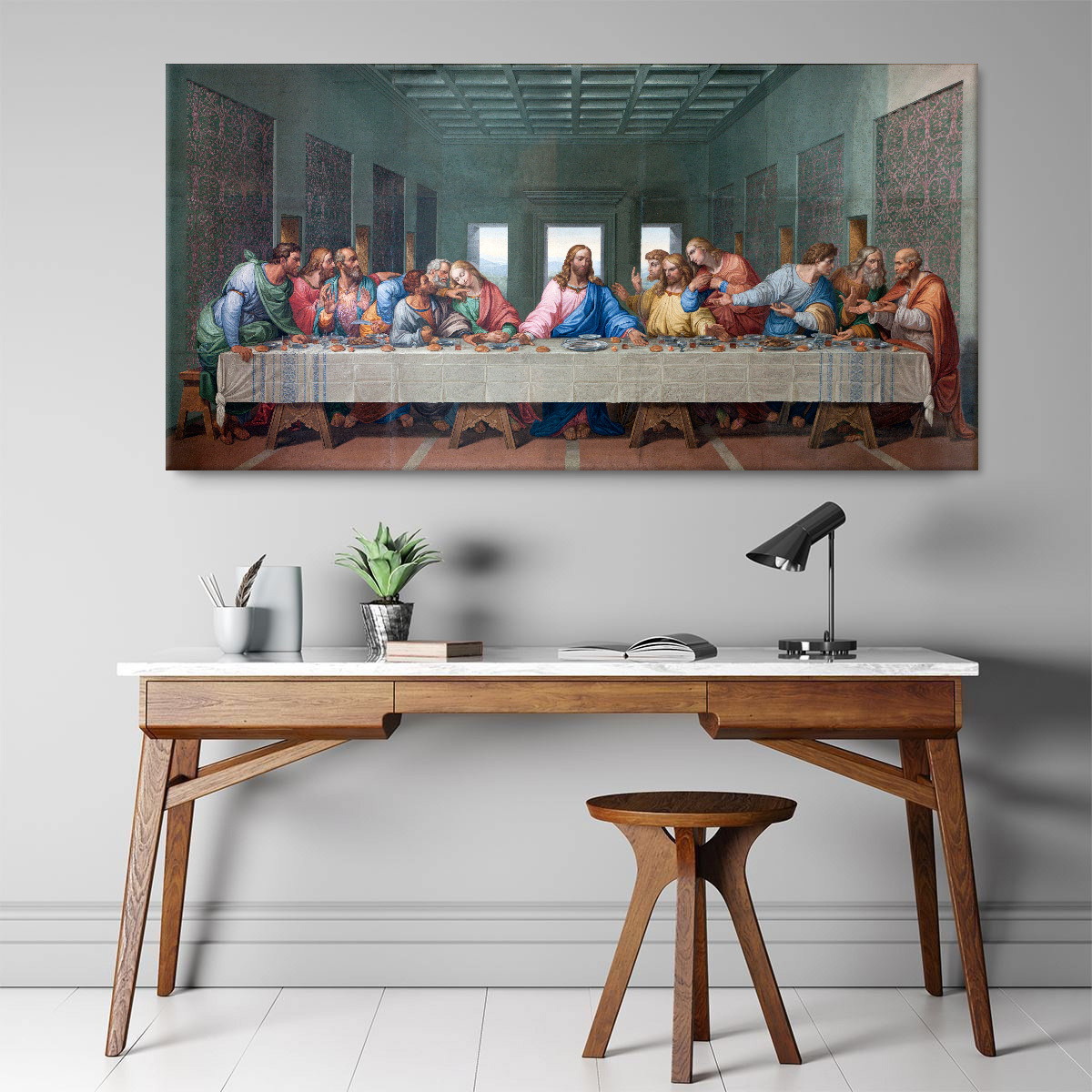 Leonardo Da Vinci The Last Supper Canvas Art