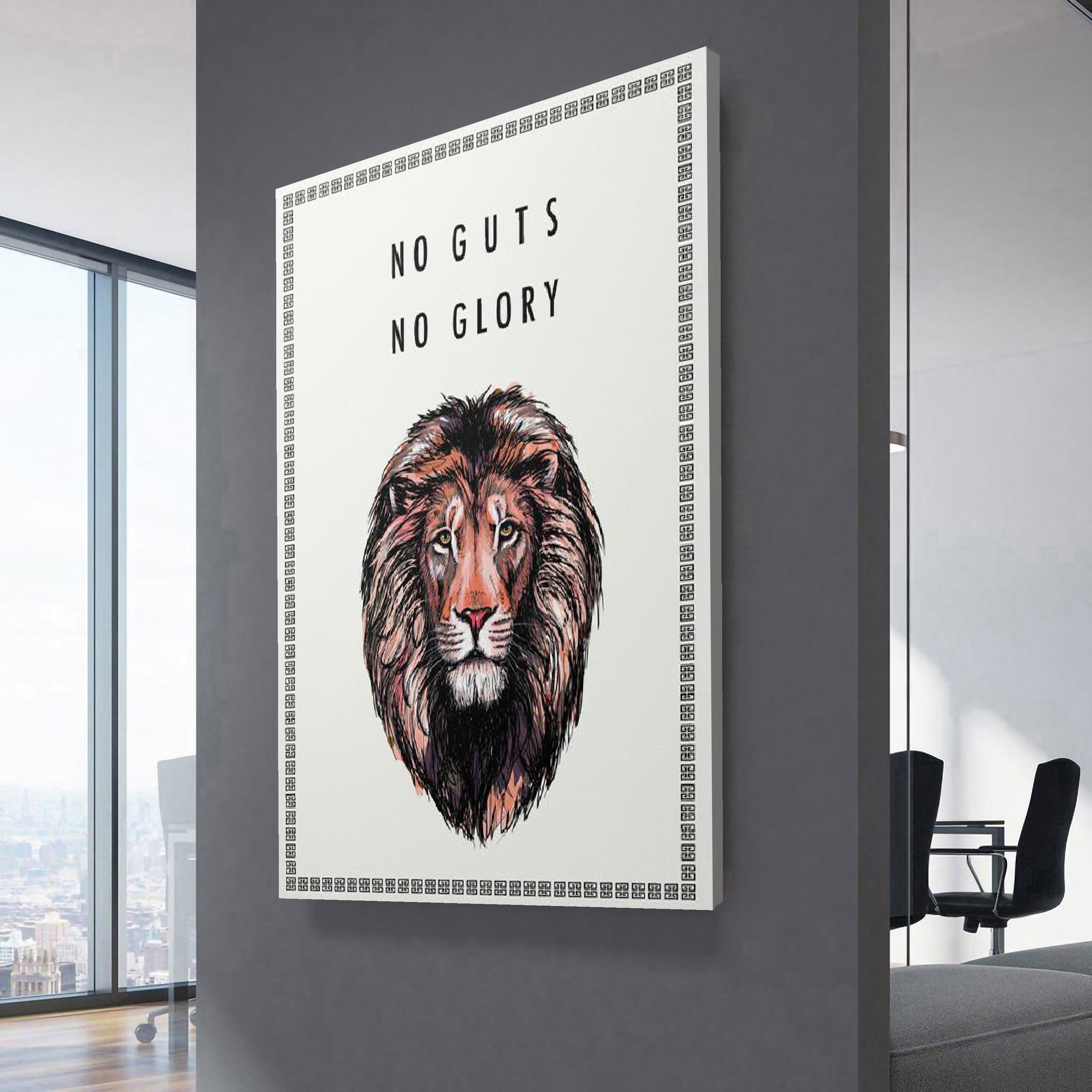 No Guts No Glory Canvas Wall Art