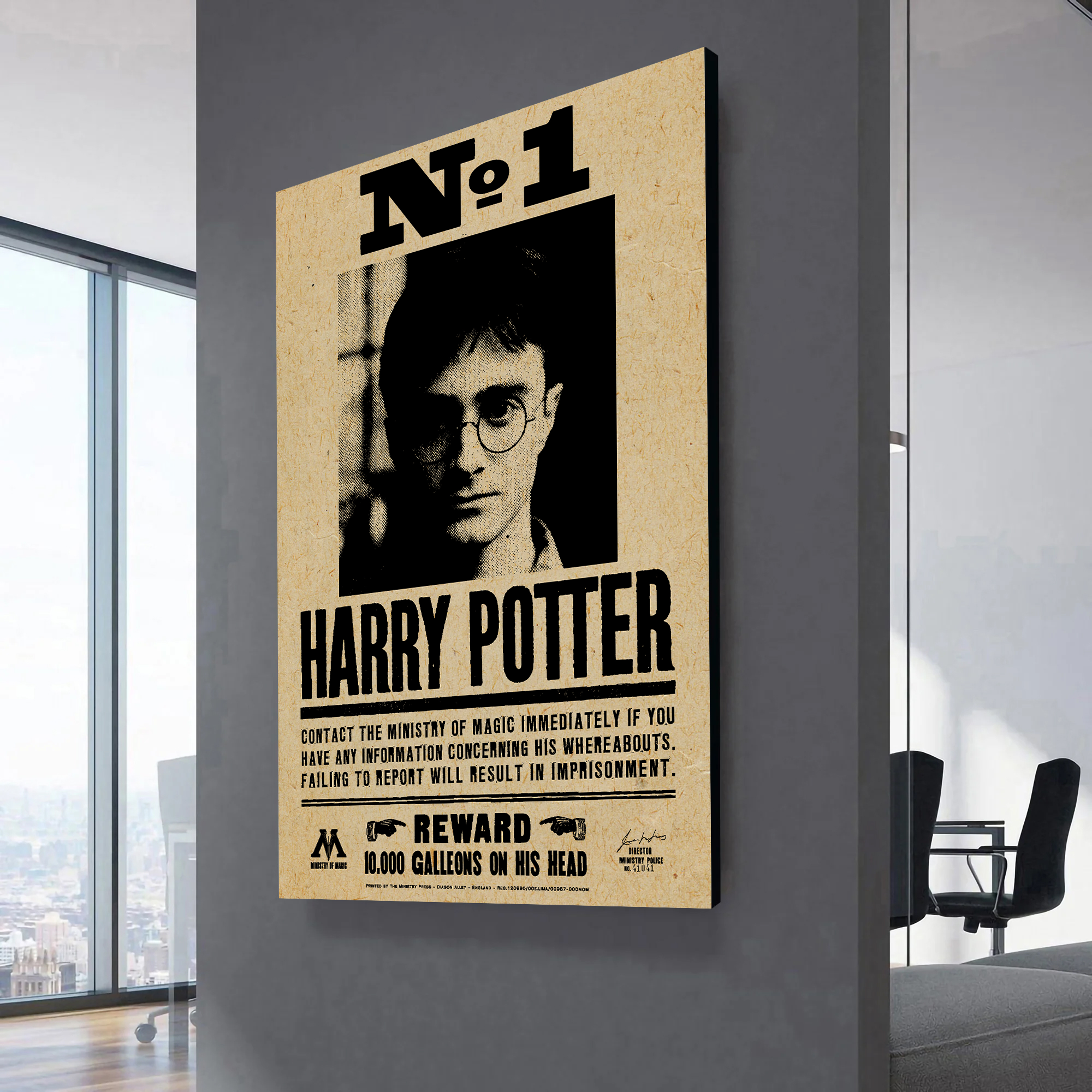 Harry Potter Undesirable No. 1 Wanted Canvas Wall Art