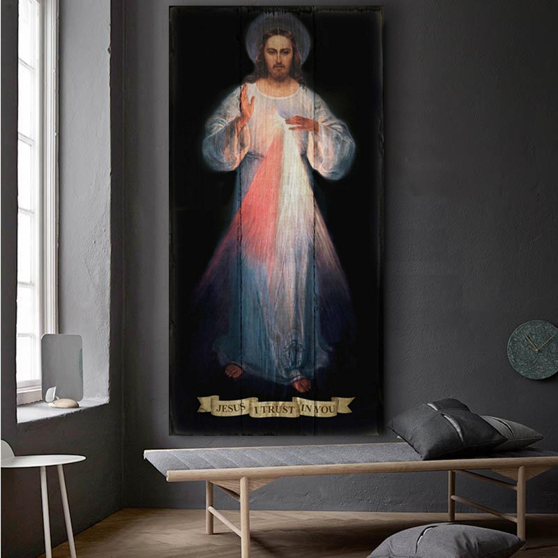 Divine Mercy of Jesus Canvas Wall Art