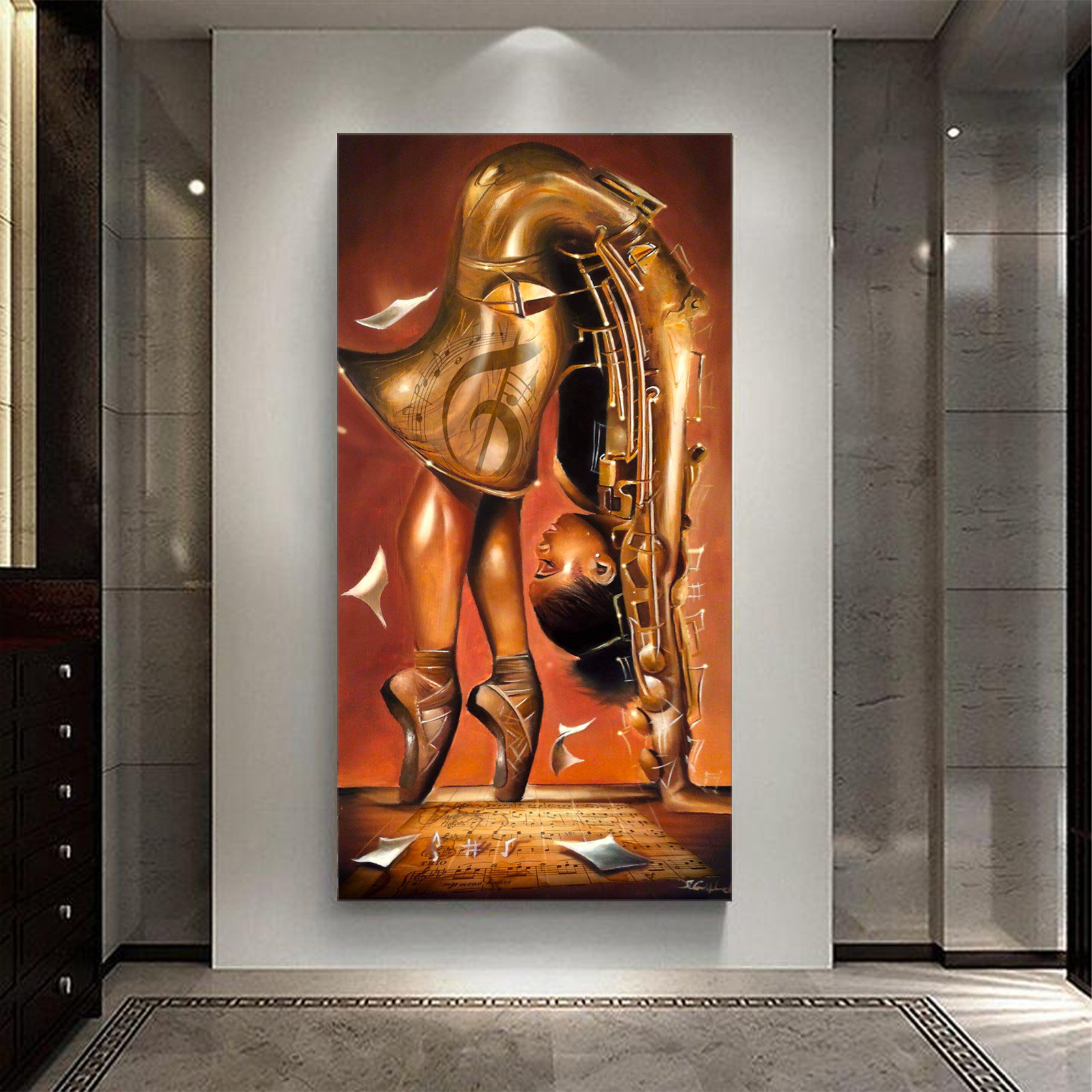 The Balletic Tune ​Canvas Wall Art
