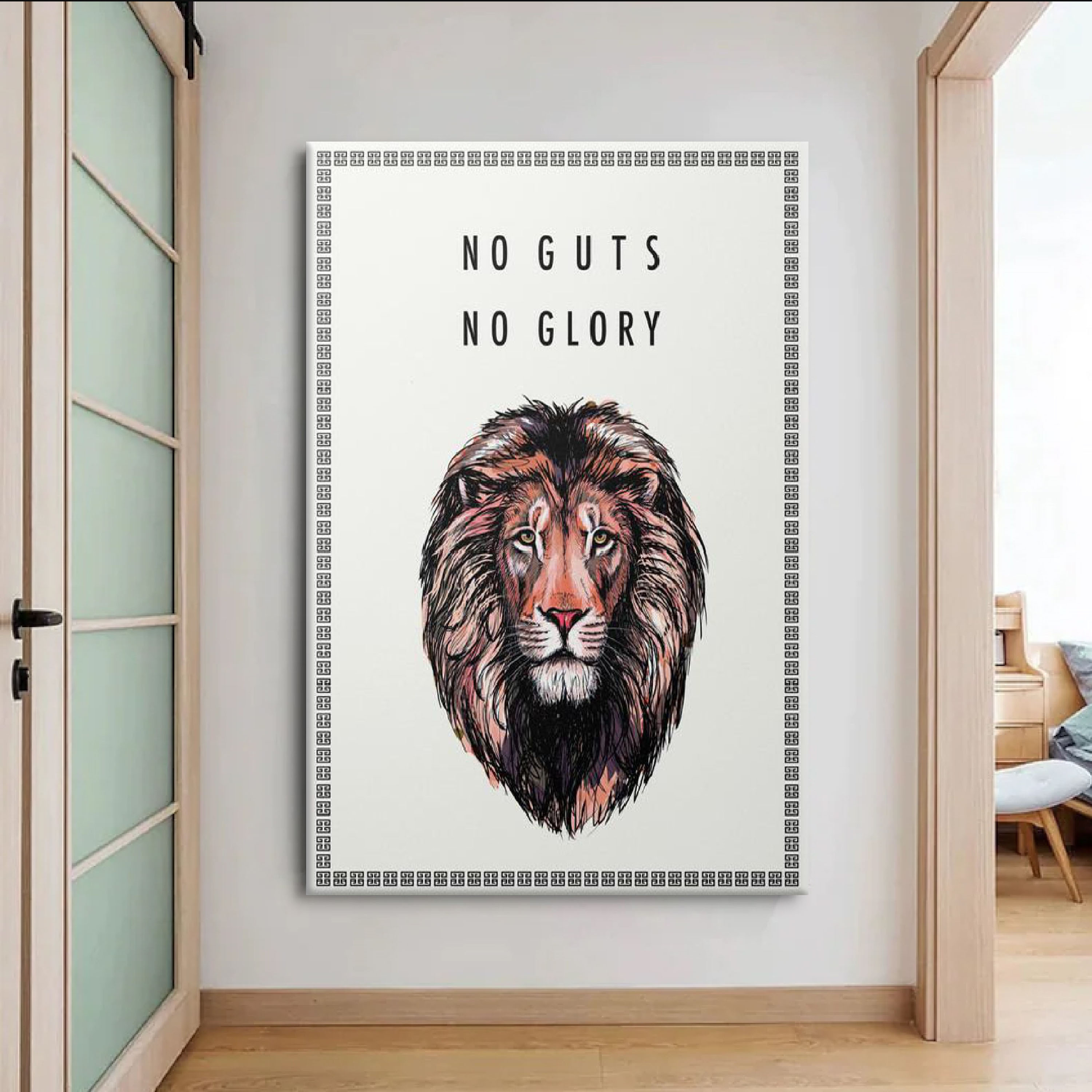 No Guts No Glory Canvas Wall Art