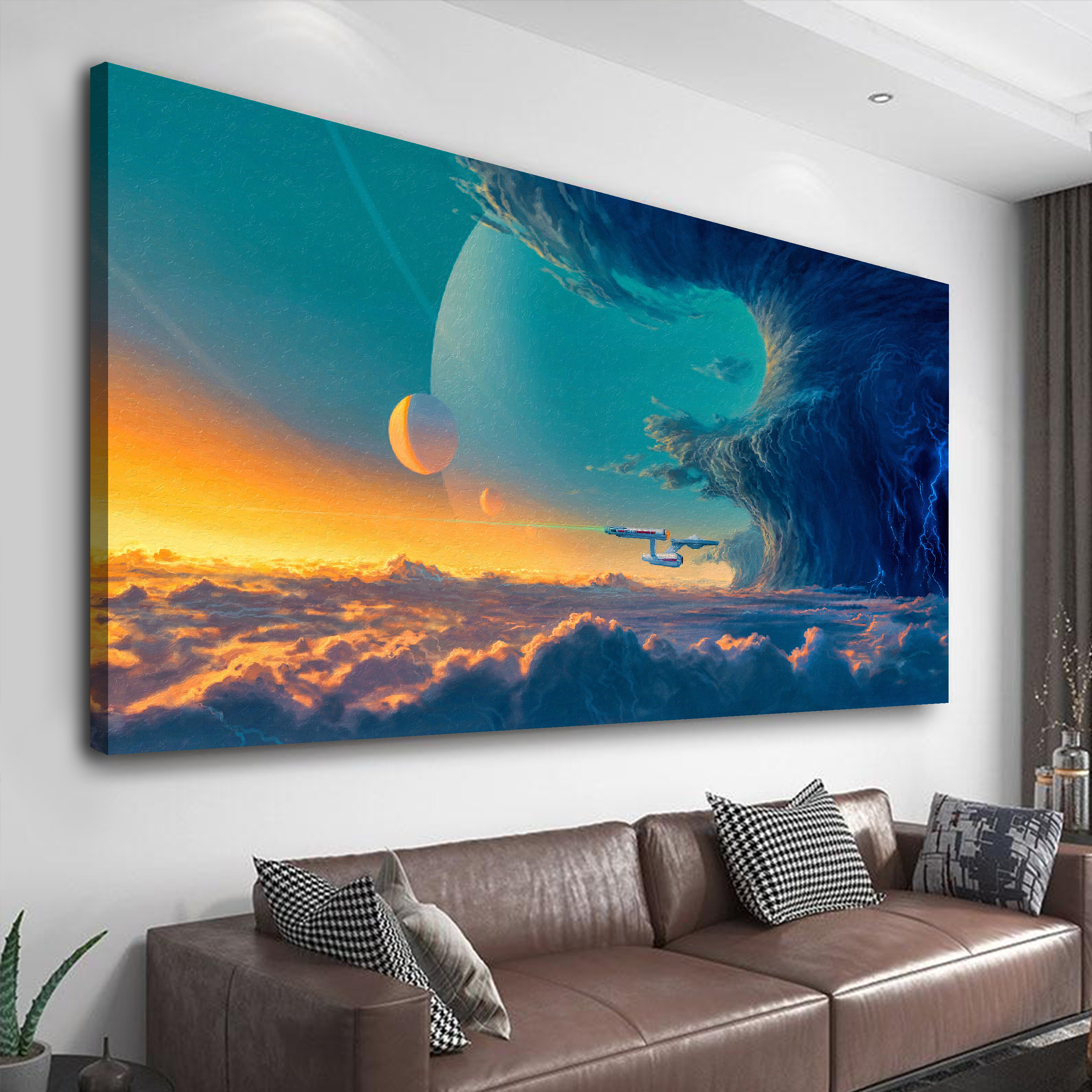 Star Trek Fine Art Poster Canvas Wall Art
