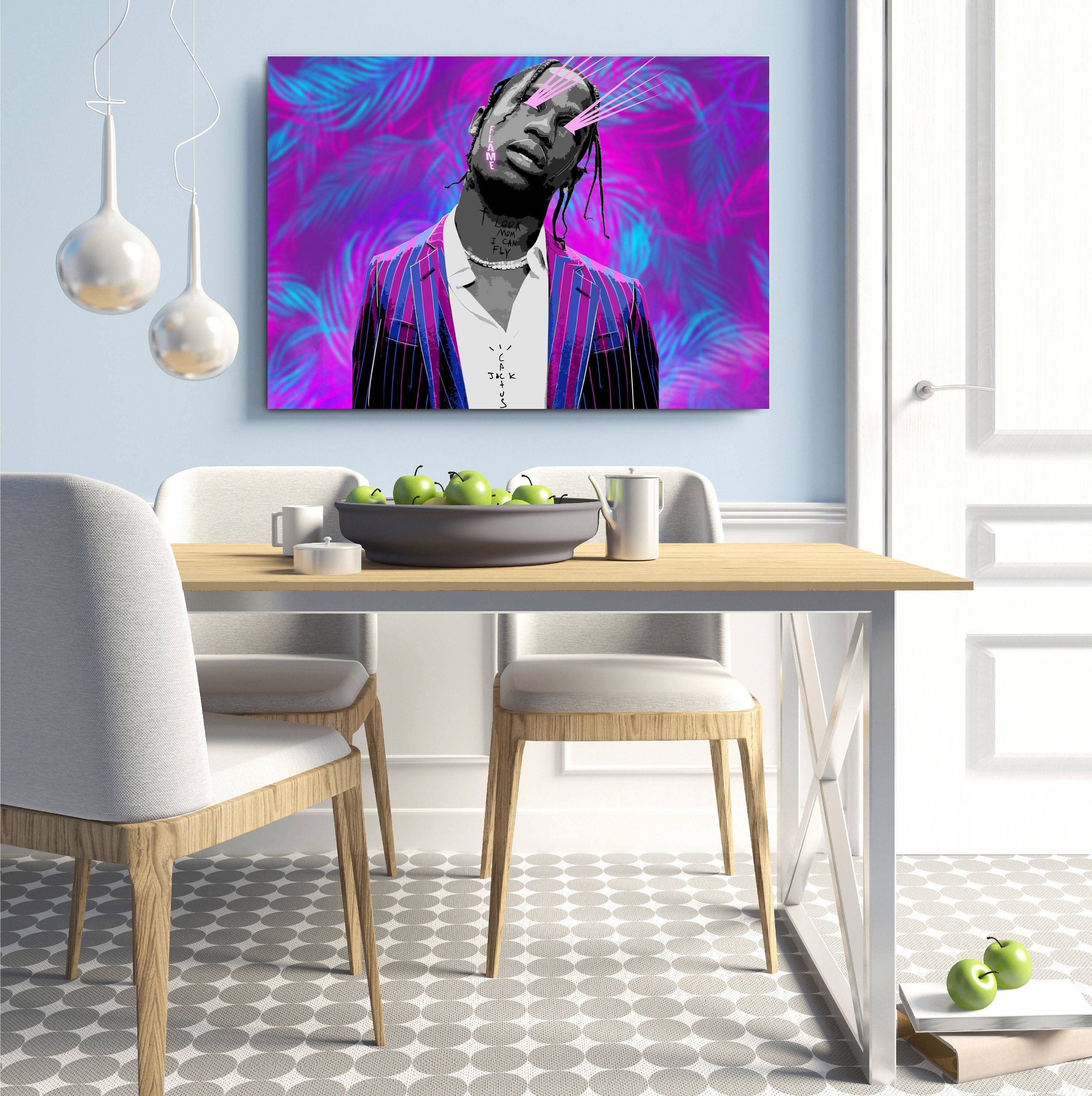 Travis Scott Canvas Print Art