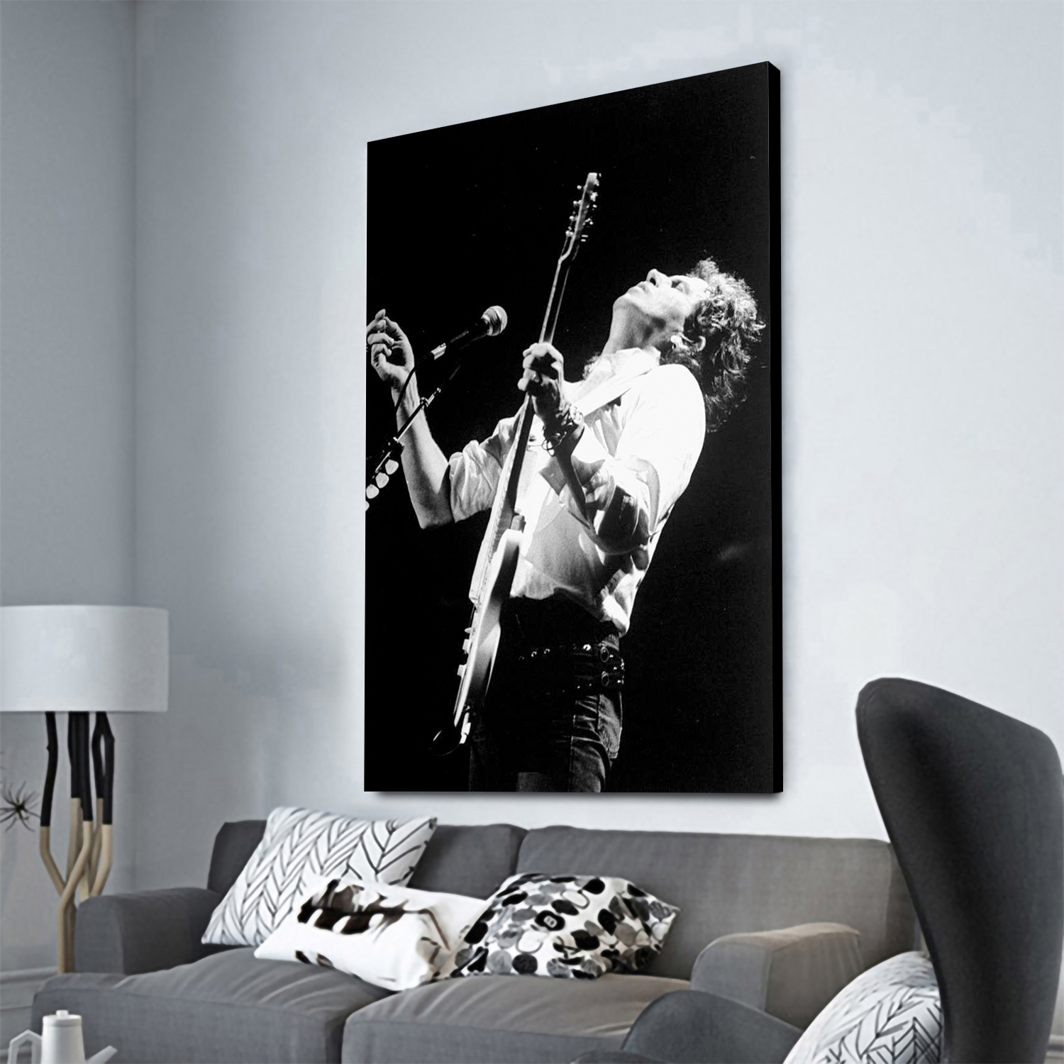 Keith Richards Performs At The Beacon Canvas Wall Art